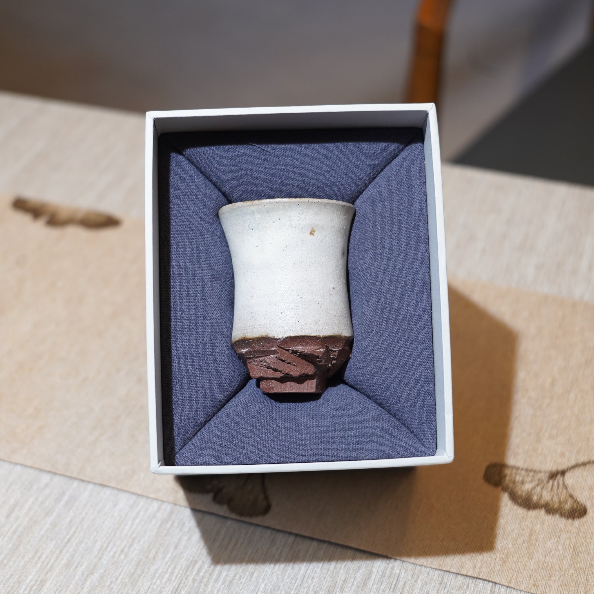 *新品*【雪隱·霜峰】全手工紅陶炻器主人杯