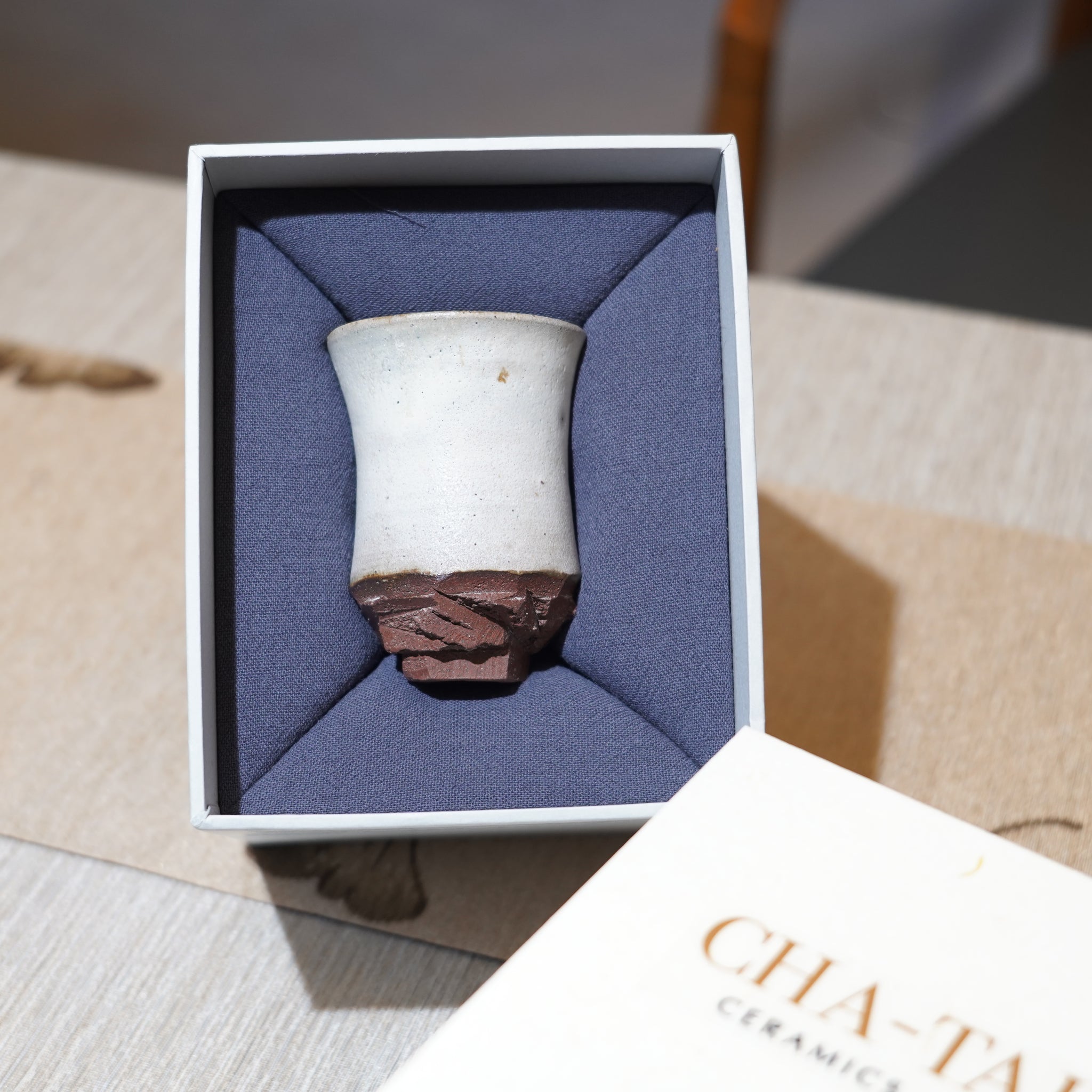 *新品*【雪隱·霜峰】全手工紅陶炻器主人杯