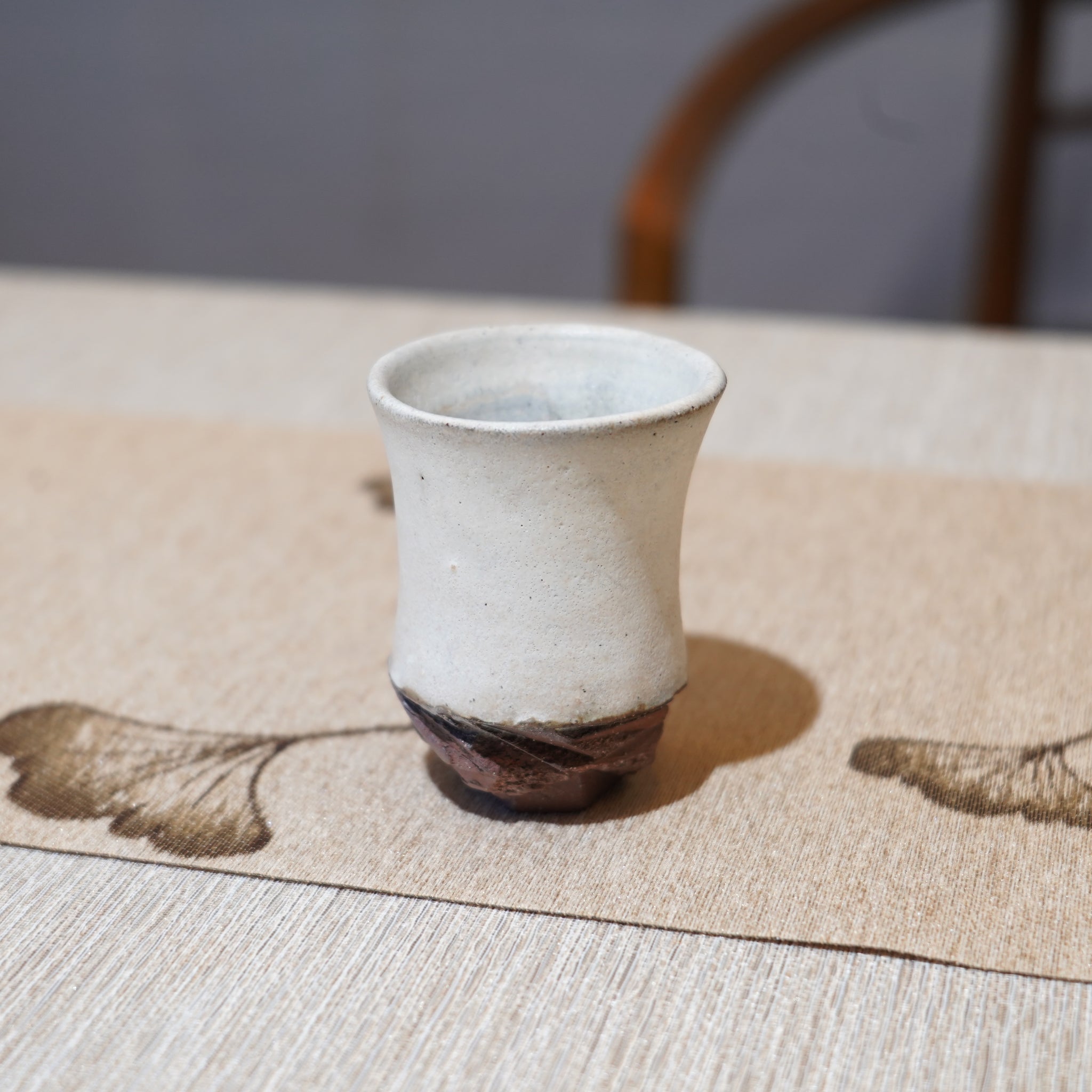 *新品*【雪隱·霜峰】全手工紅陶炻器主人杯