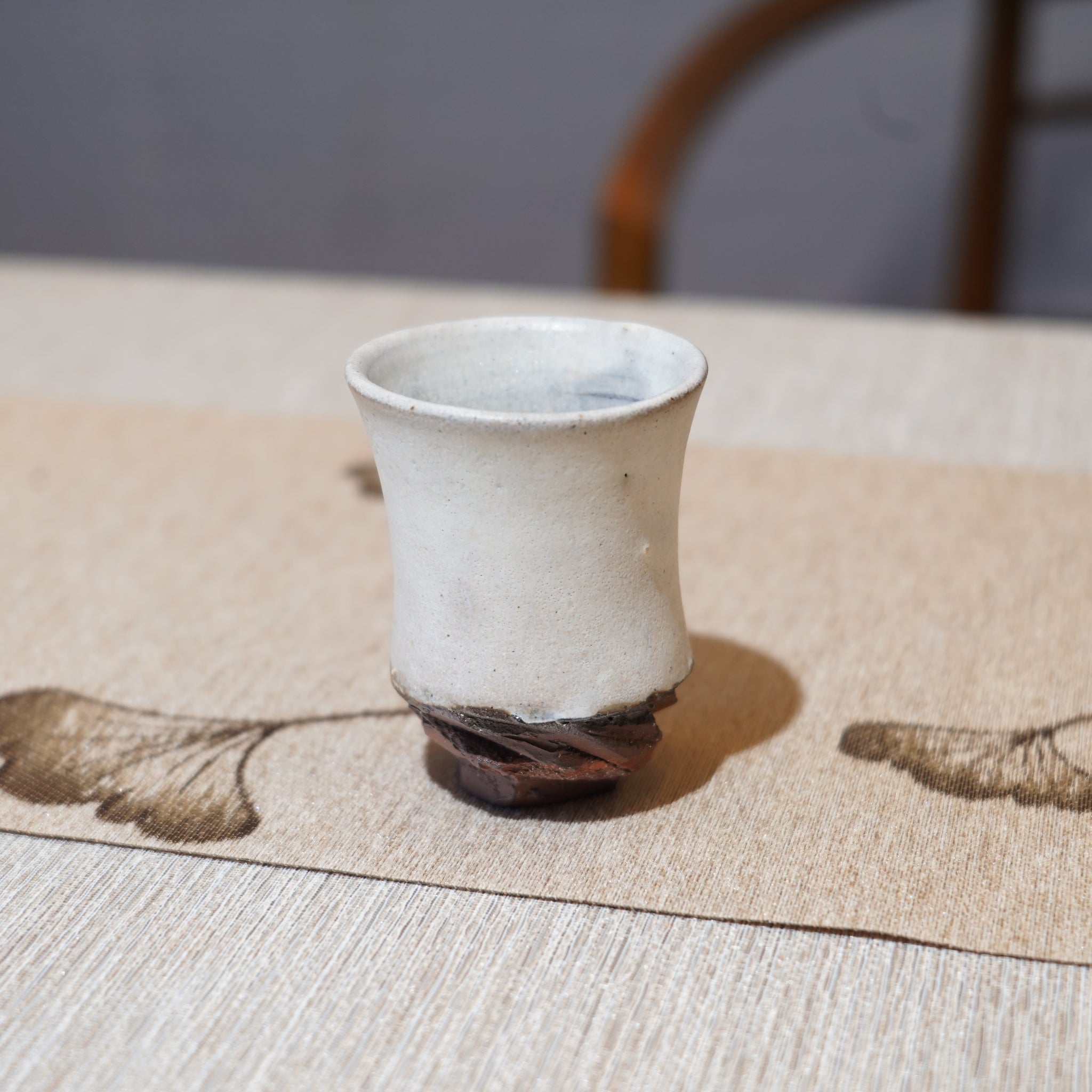 *新品*【雪隱·霜峰】全手工紅陶炻器主人杯