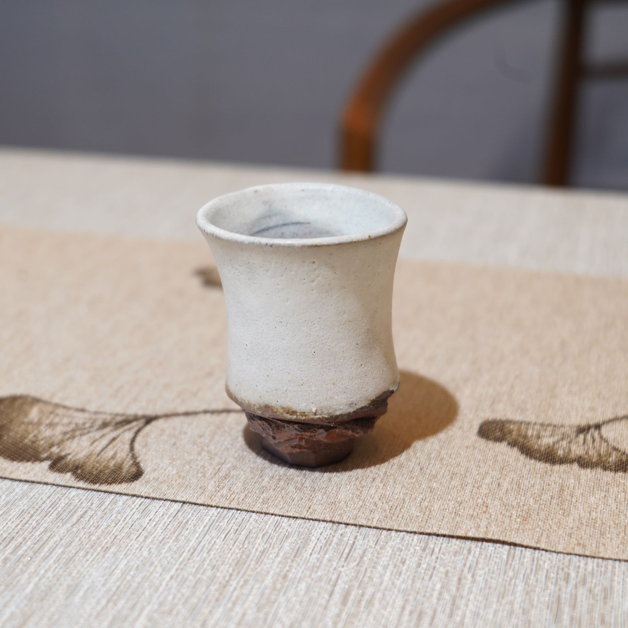 *新品*【雪隱·霜峰】全手工紅陶炻器主人杯