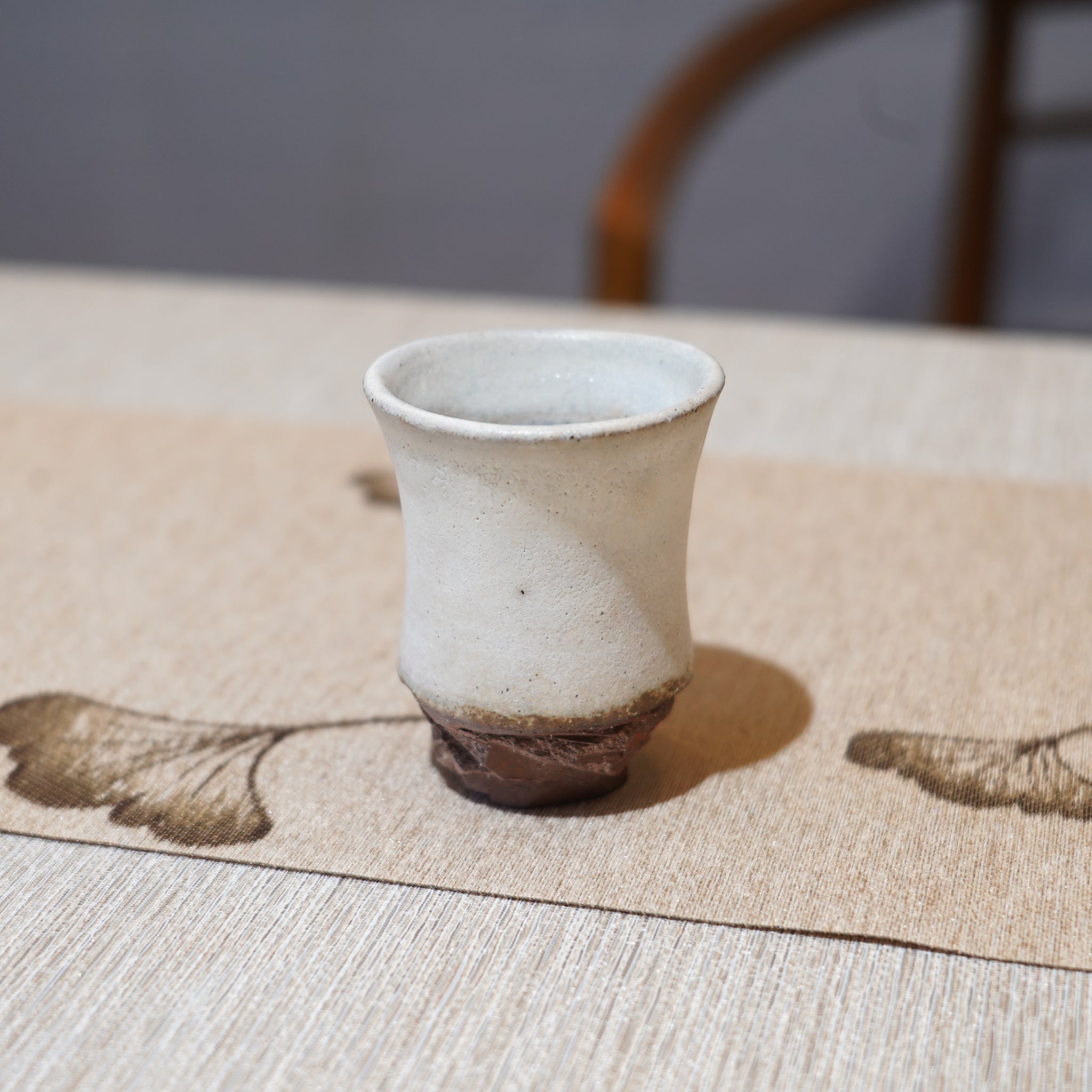 *新品*【雪隱·霜峰】全手工紅陶炻器主人杯