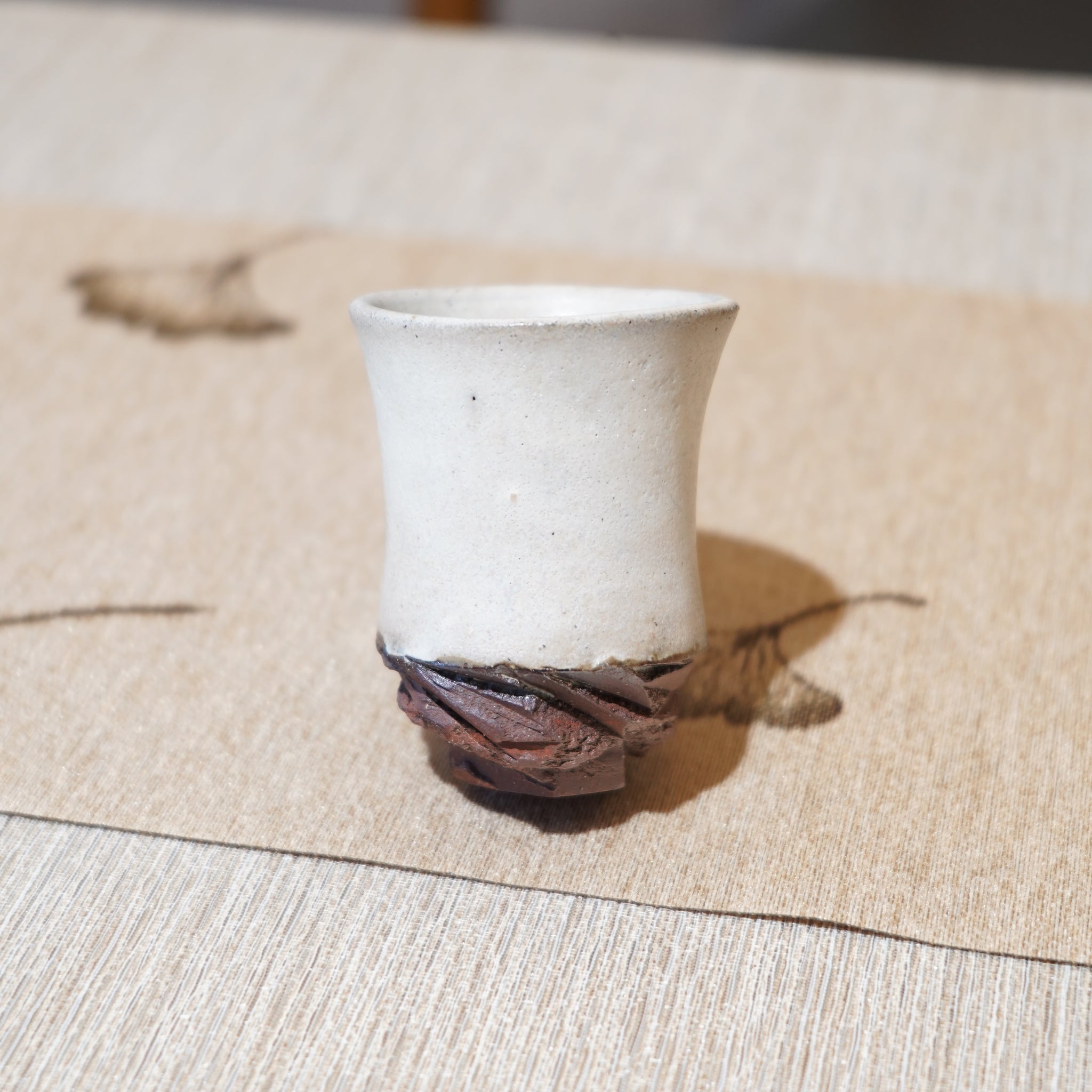 *新品*【雪隱·霜峰】全手工紅陶炻器主人杯