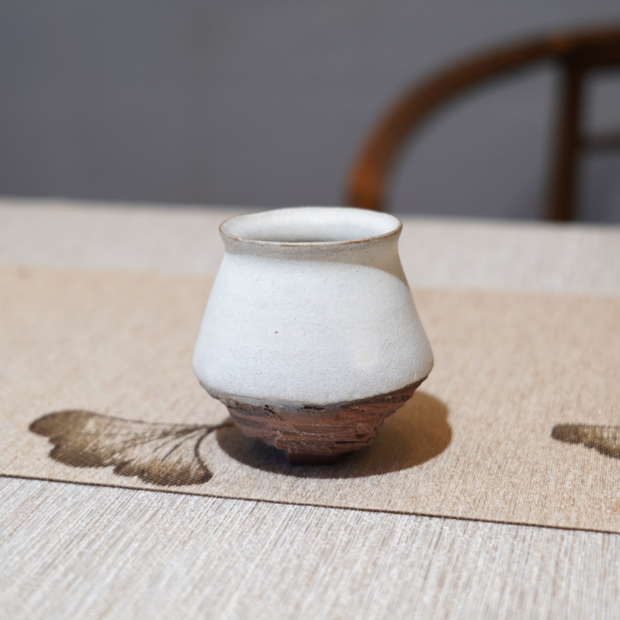 *新品*【雪隱·霜岳】全手工紅陶炻器主人杯