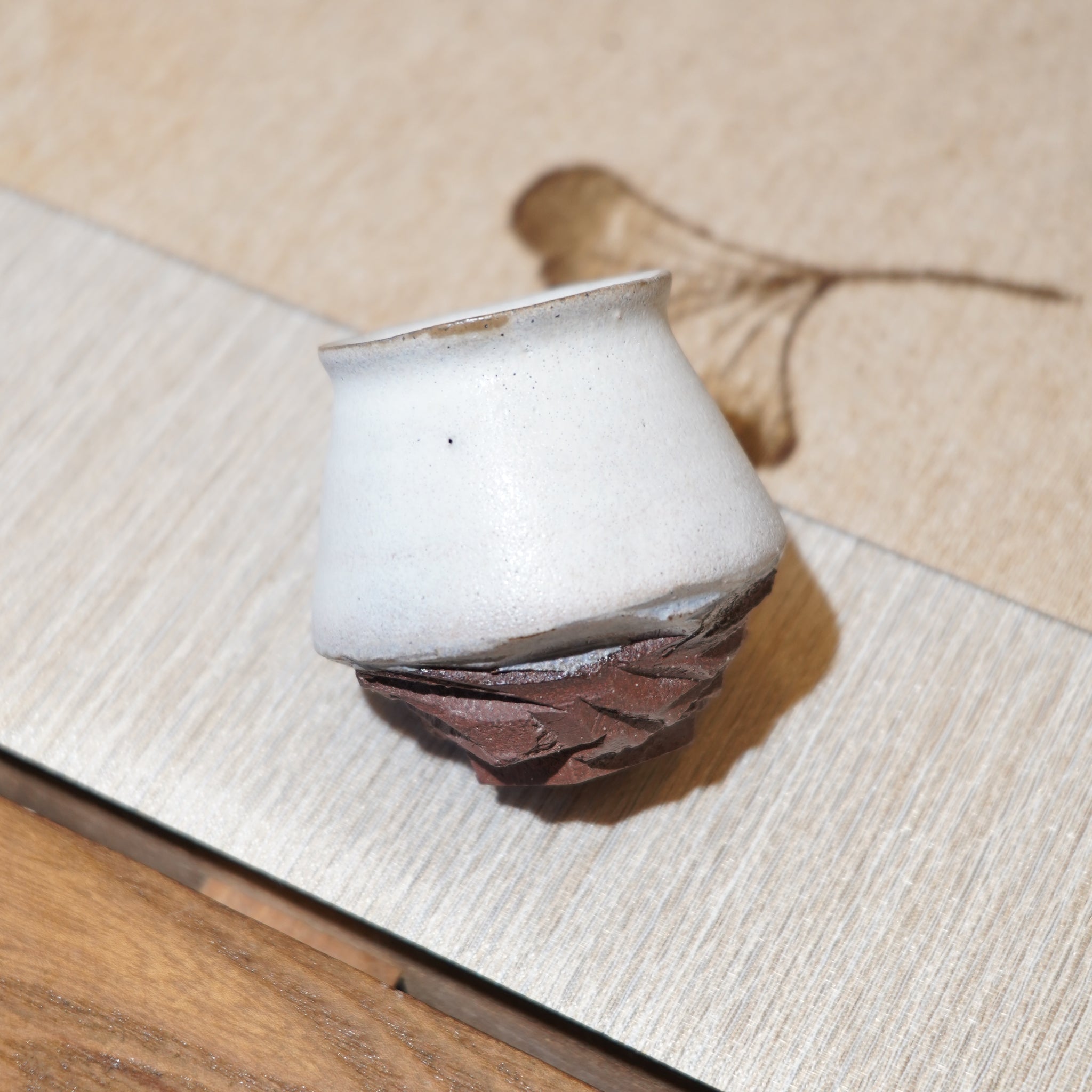 *新品*【雪隱·霜岳】全手工紅陶炻器主人杯