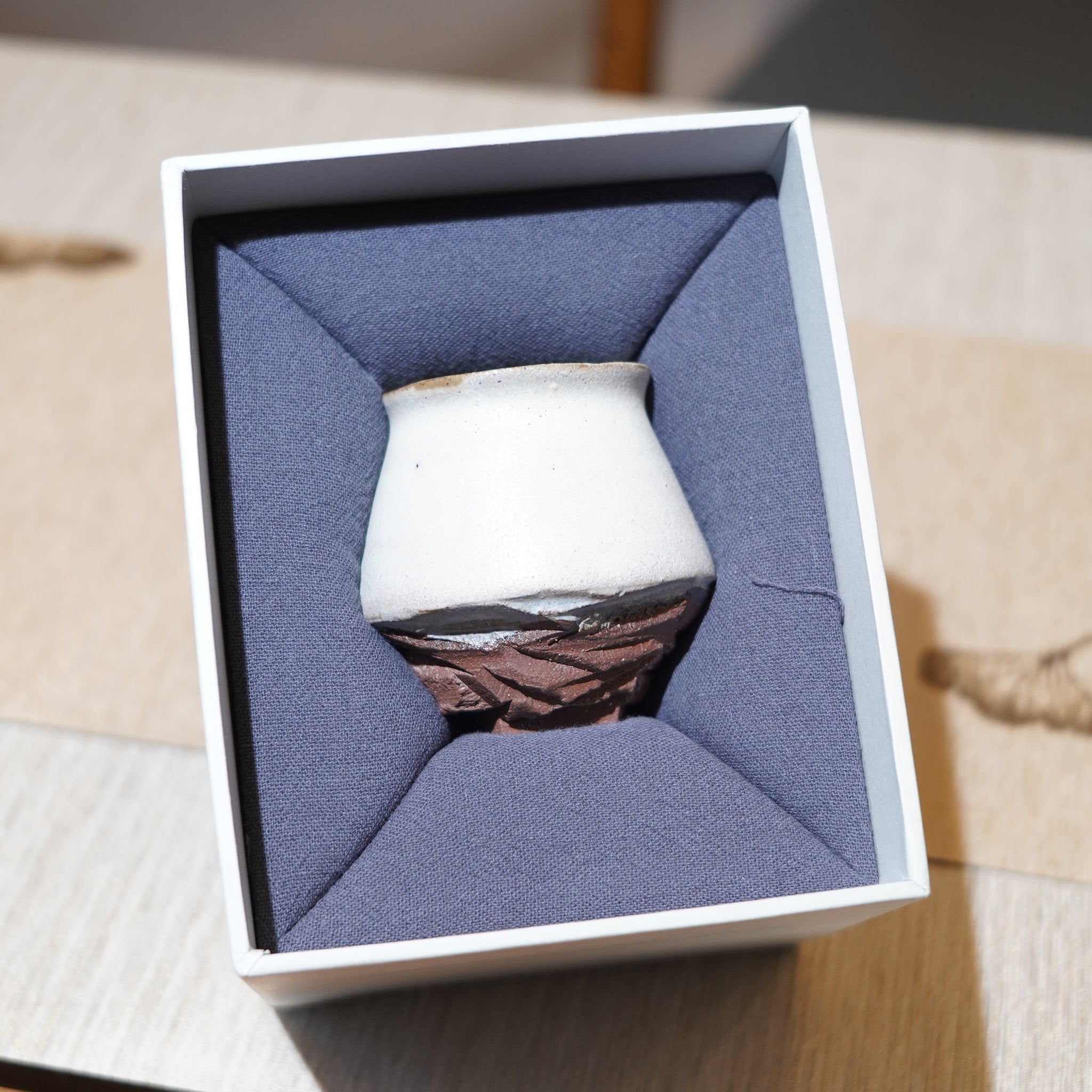 *新品*【雪隱·霜岳】全手工紅陶炻器主人杯