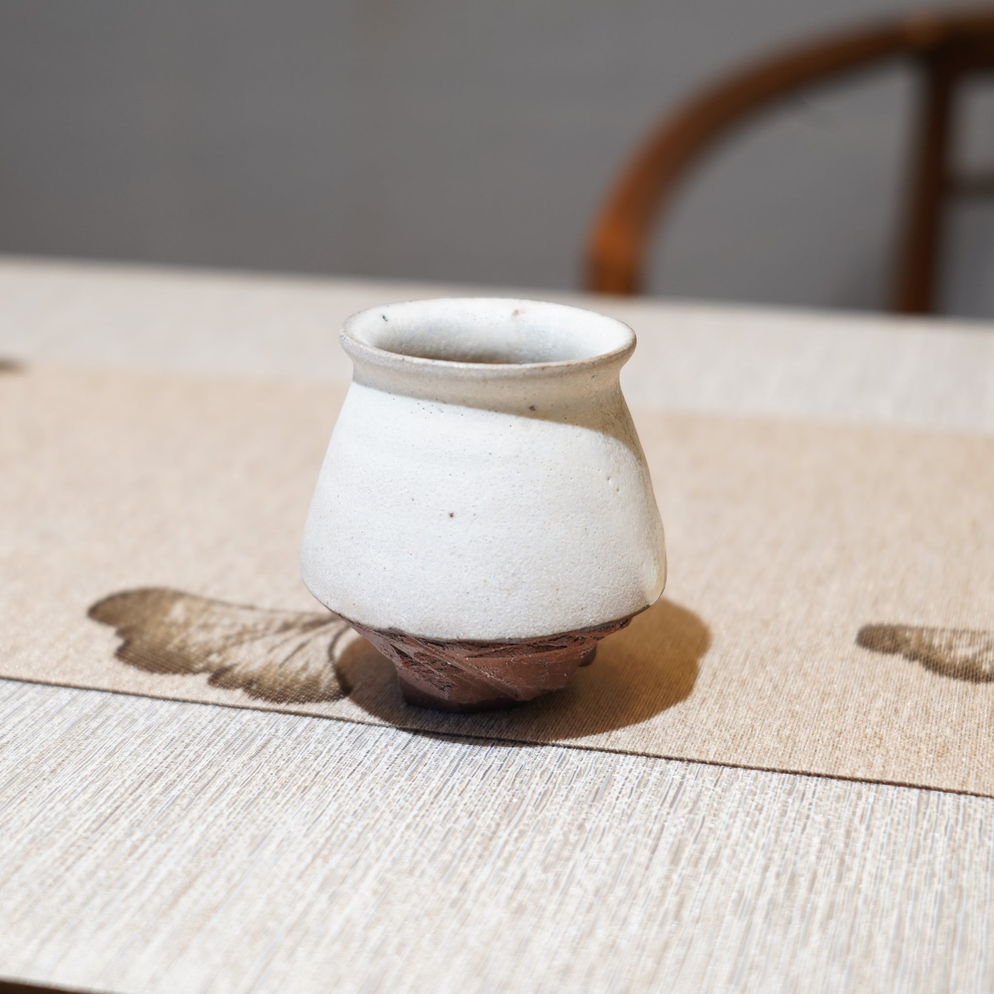 *新品*【雪隱·霜岳】全手工紅陶炻器主人杯