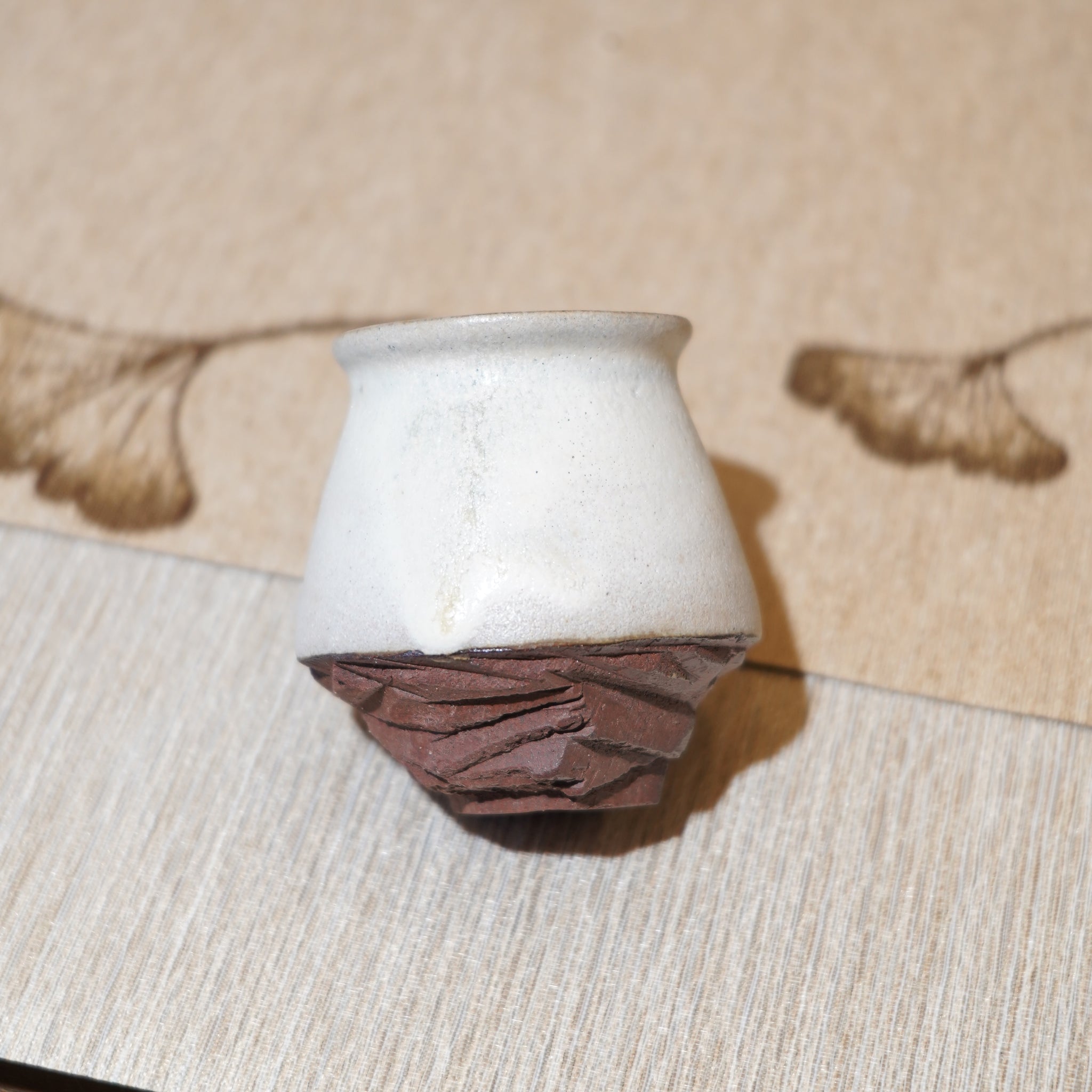 *新品*【雪隱·霜岳】全手工紅陶炻器主人杯