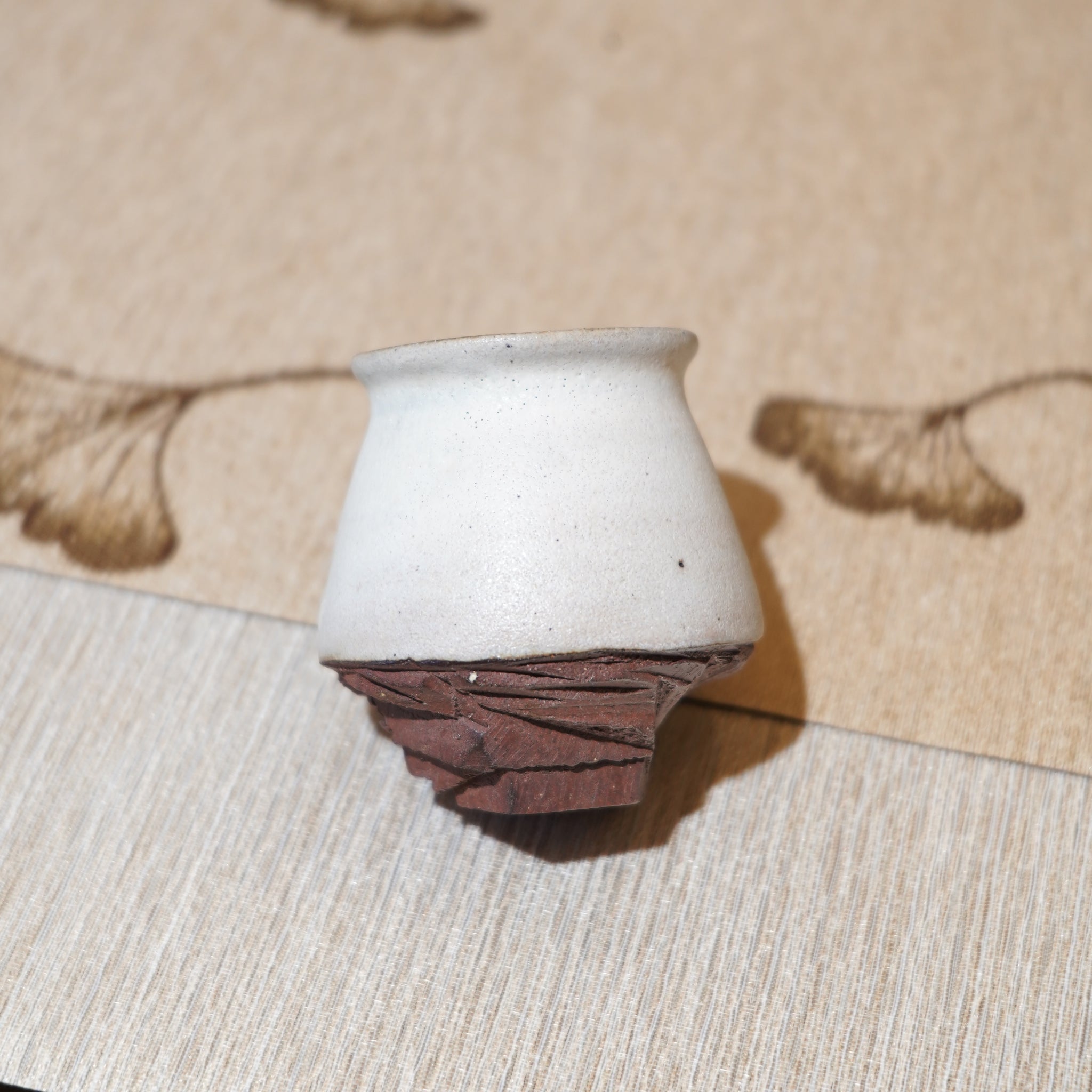 *新品*【雪隱·霜岳】全手工紅陶炻器主人杯