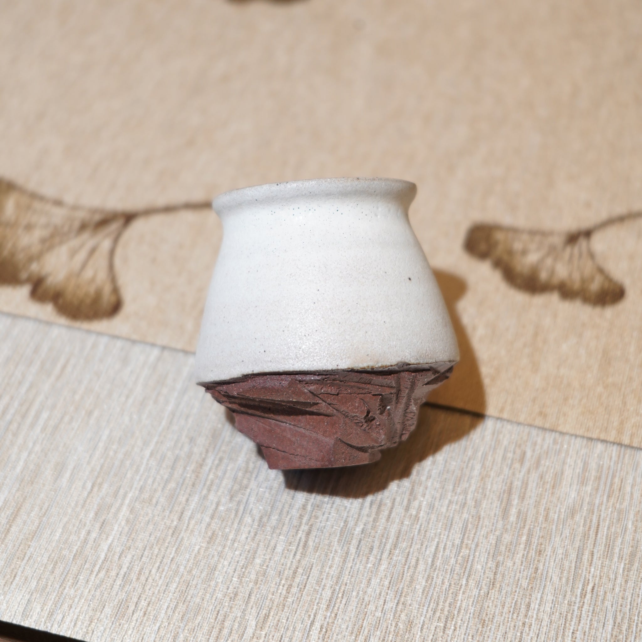 *新品*【雪隱·霜岳】全手工紅陶炻器主人杯