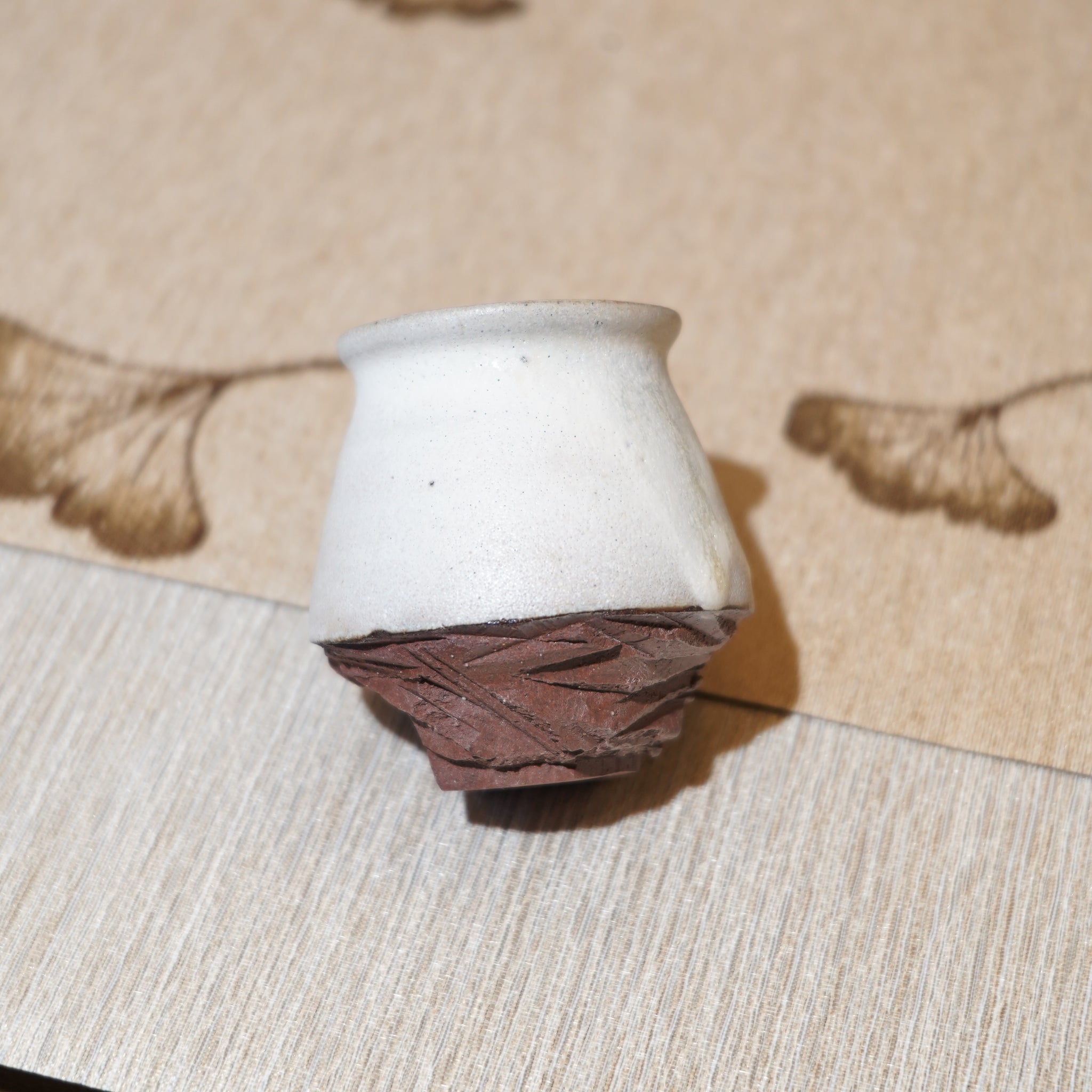 *新品*【雪隱·霜岳】全手工紅陶炻器主人杯