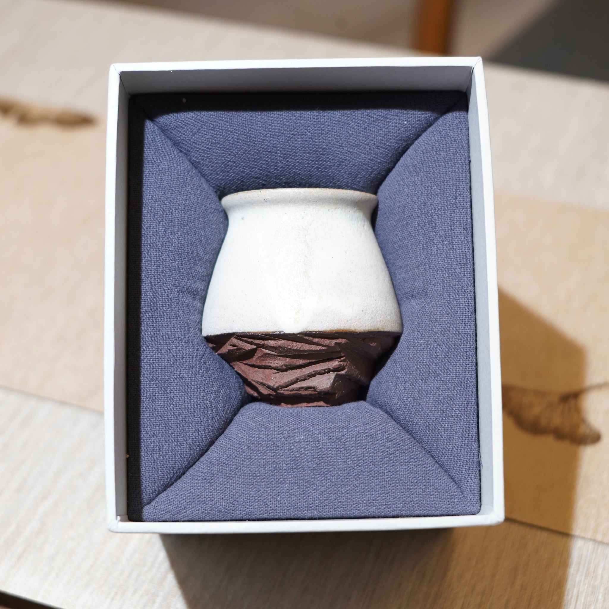 *新品*【雪隱·霜岳】全手工紅陶炻器主人杯