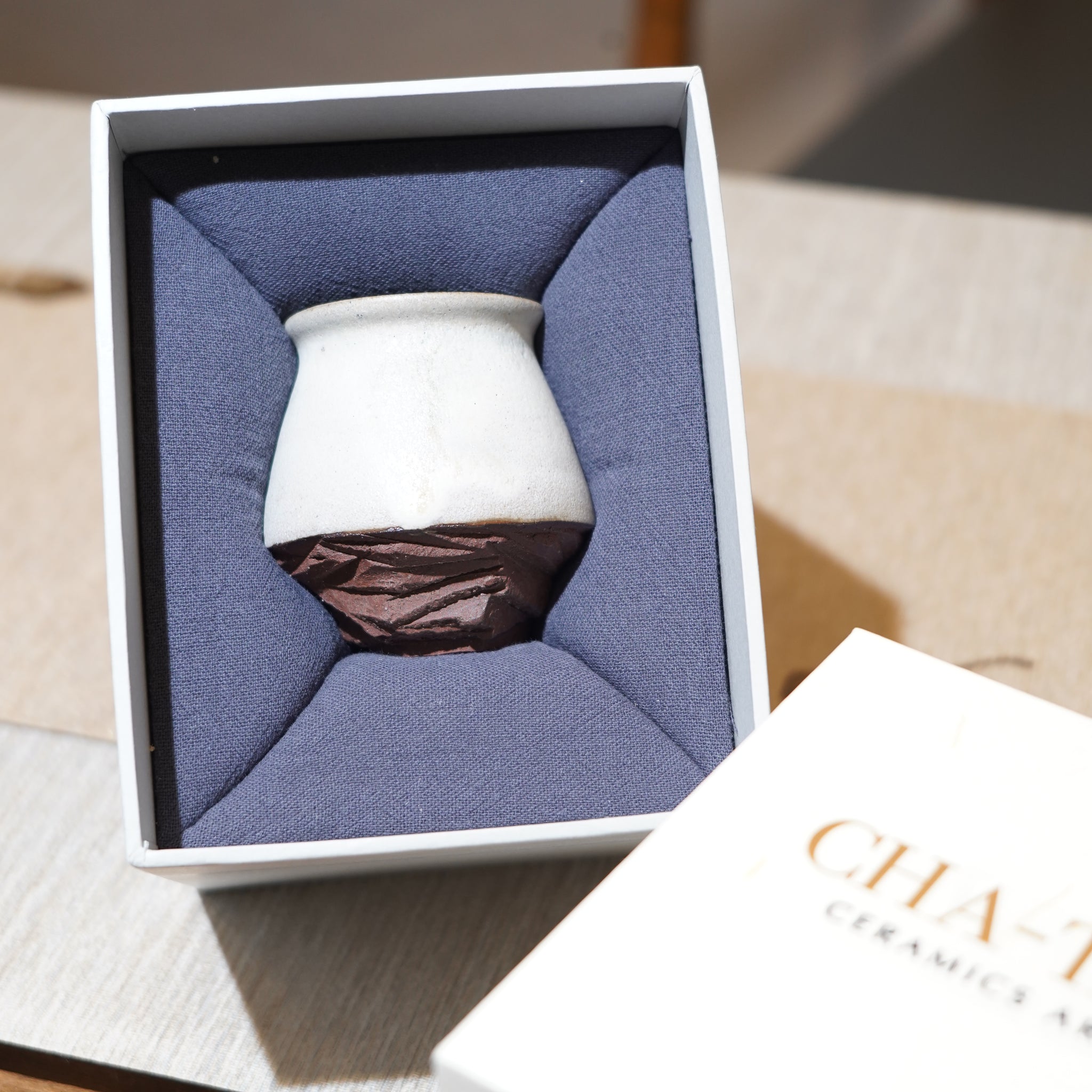 *新品*【雪隱·霜岳】全手工紅陶炻器主人杯