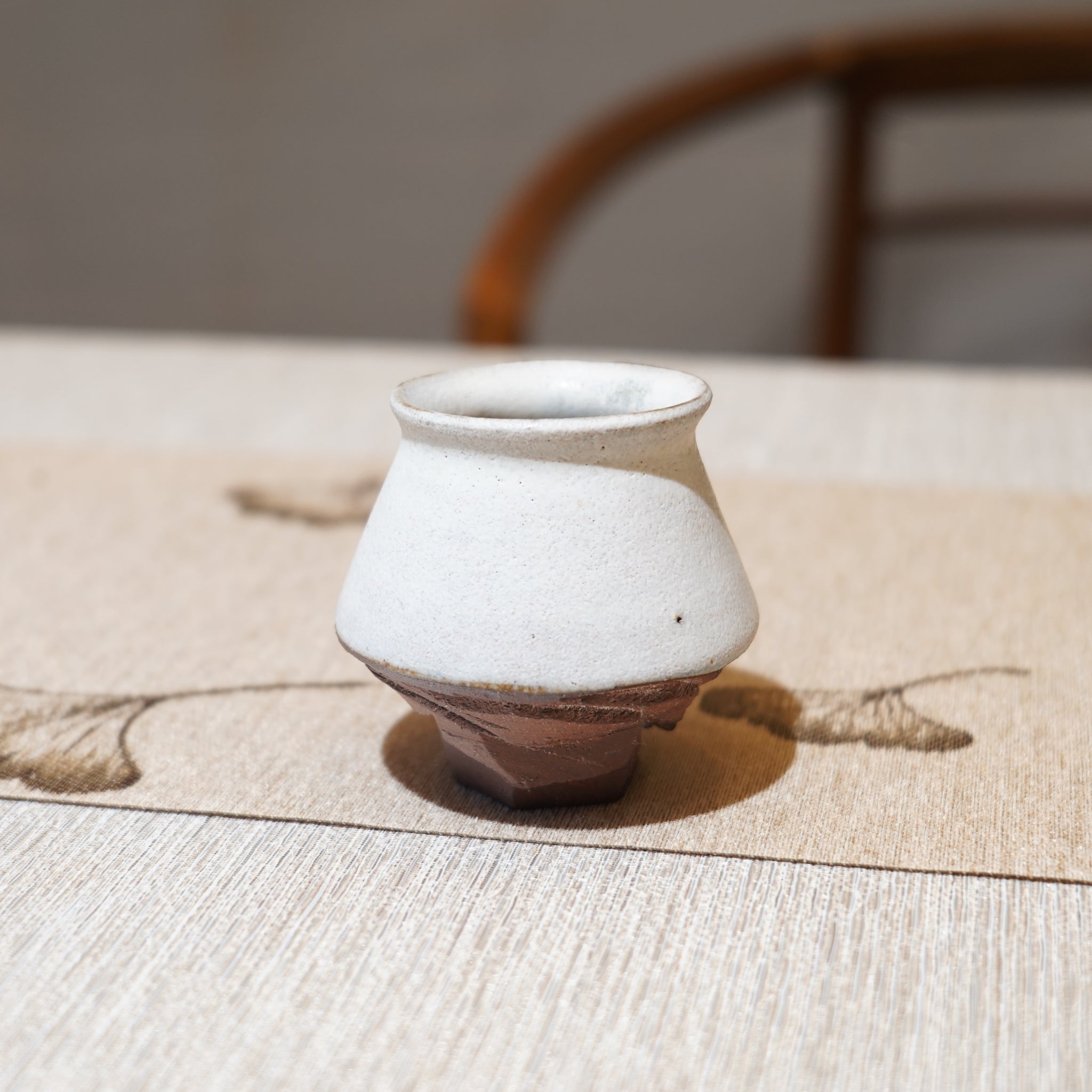 *新品*【雪隱·霜岳】全手工紅陶炻器主人杯