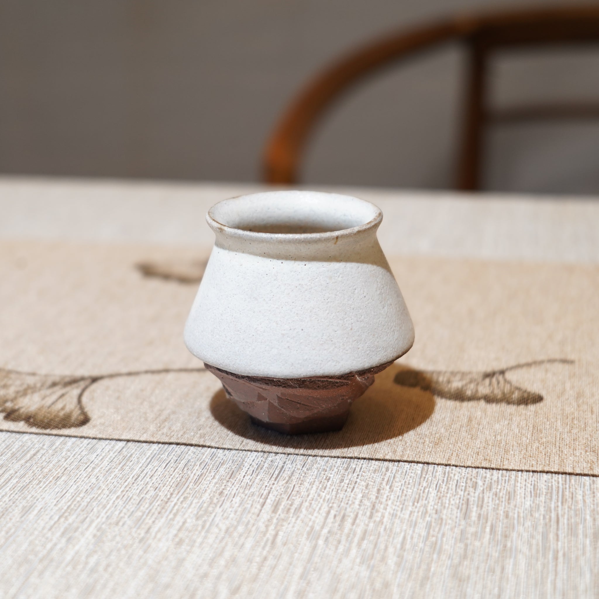 *新品*【雪隱·霜岳】全手工紅陶炻器主人杯