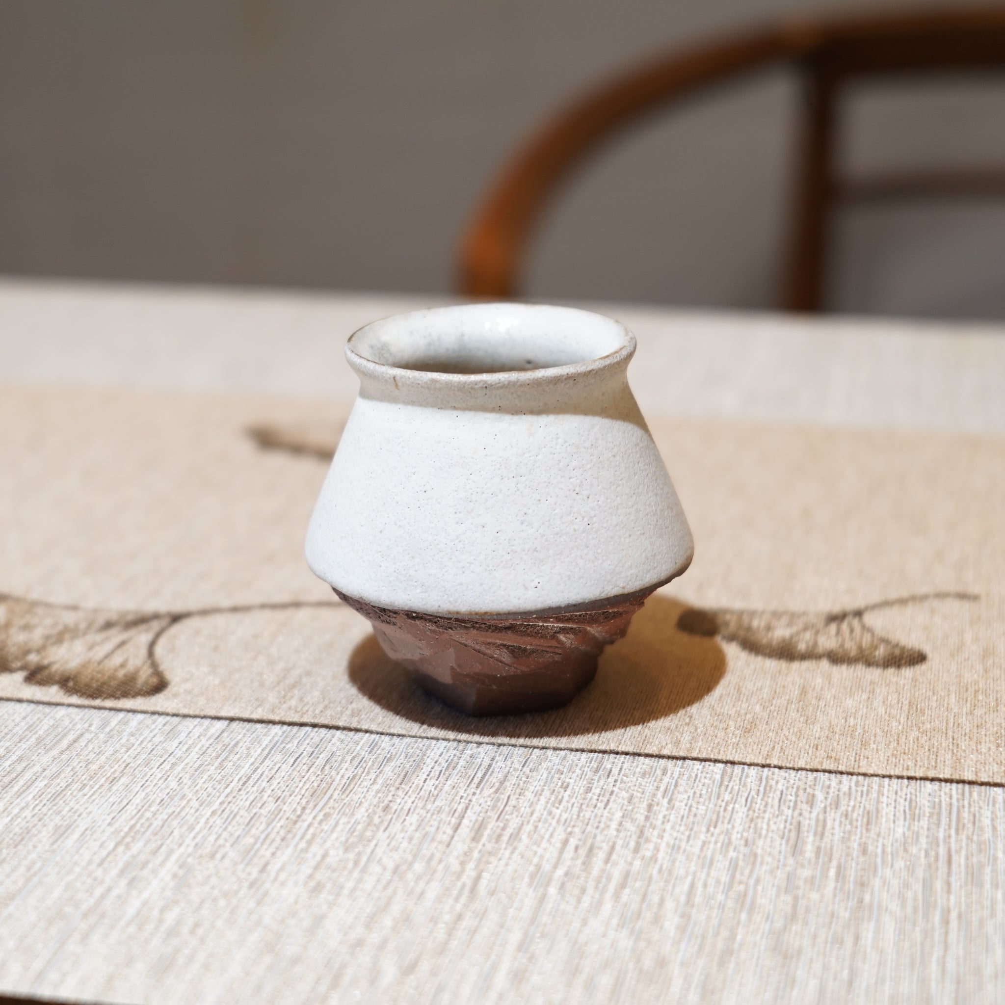 *新品*【雪隱·霜岳】全手工紅陶炻器主人杯