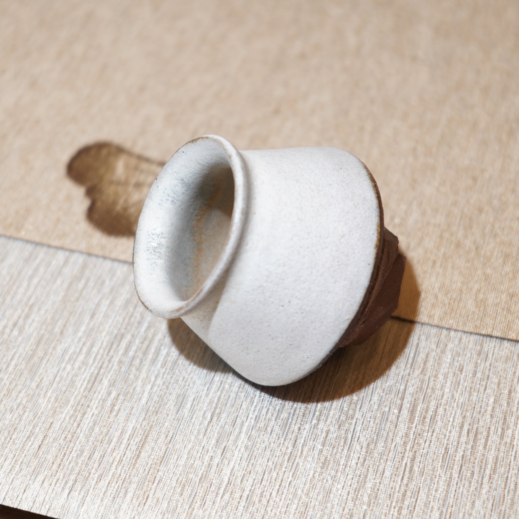 *新品*【雪隱·霜岳】全手工紅陶炻器主人杯