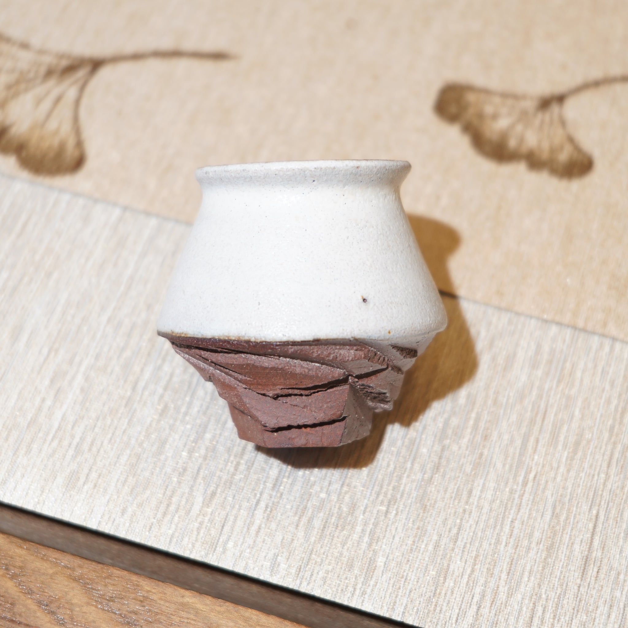 *新品*【雪隱·霜岳】全手工紅陶炻器主人杯