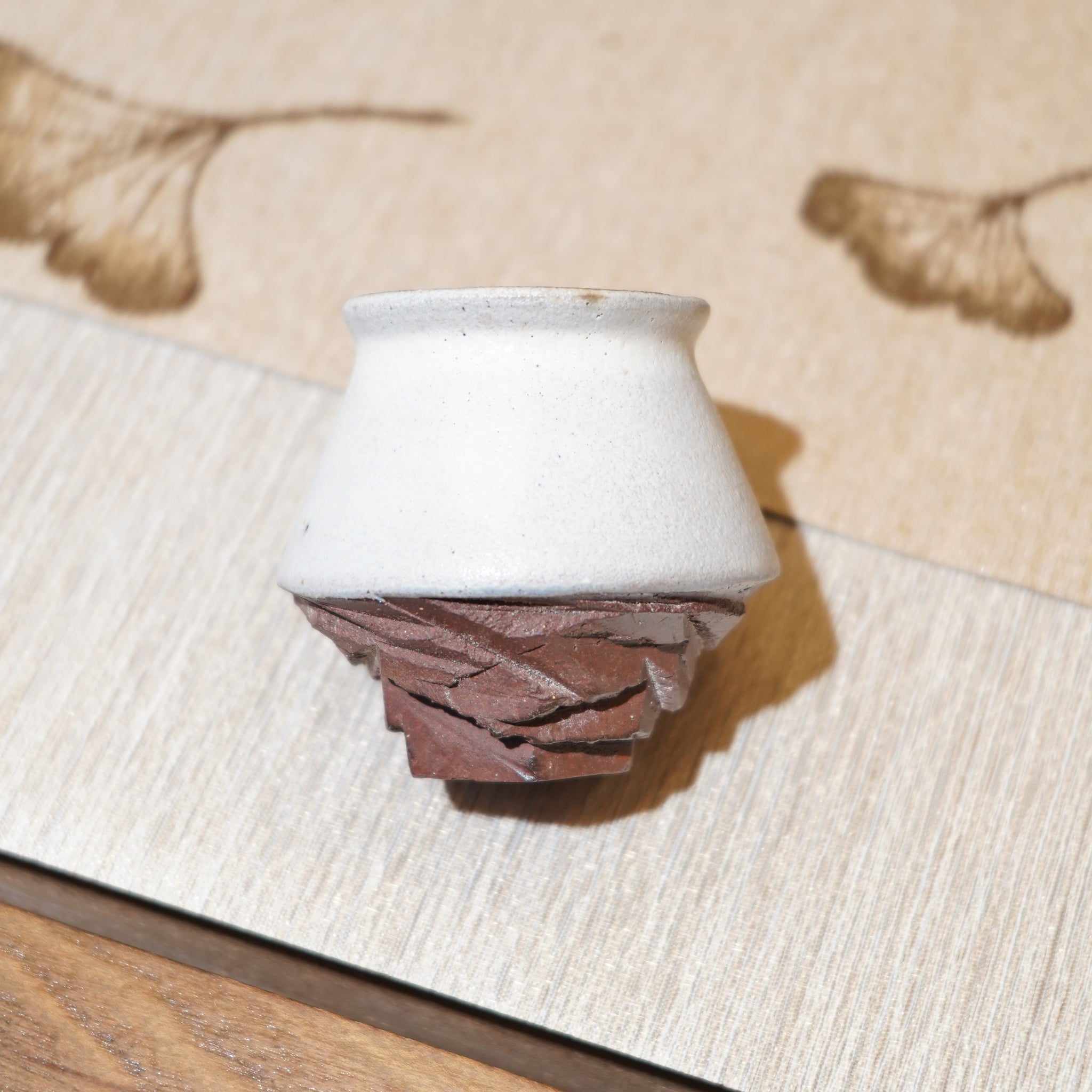 *新品*【雪隱·霜岳】全手工紅陶炻器主人杯