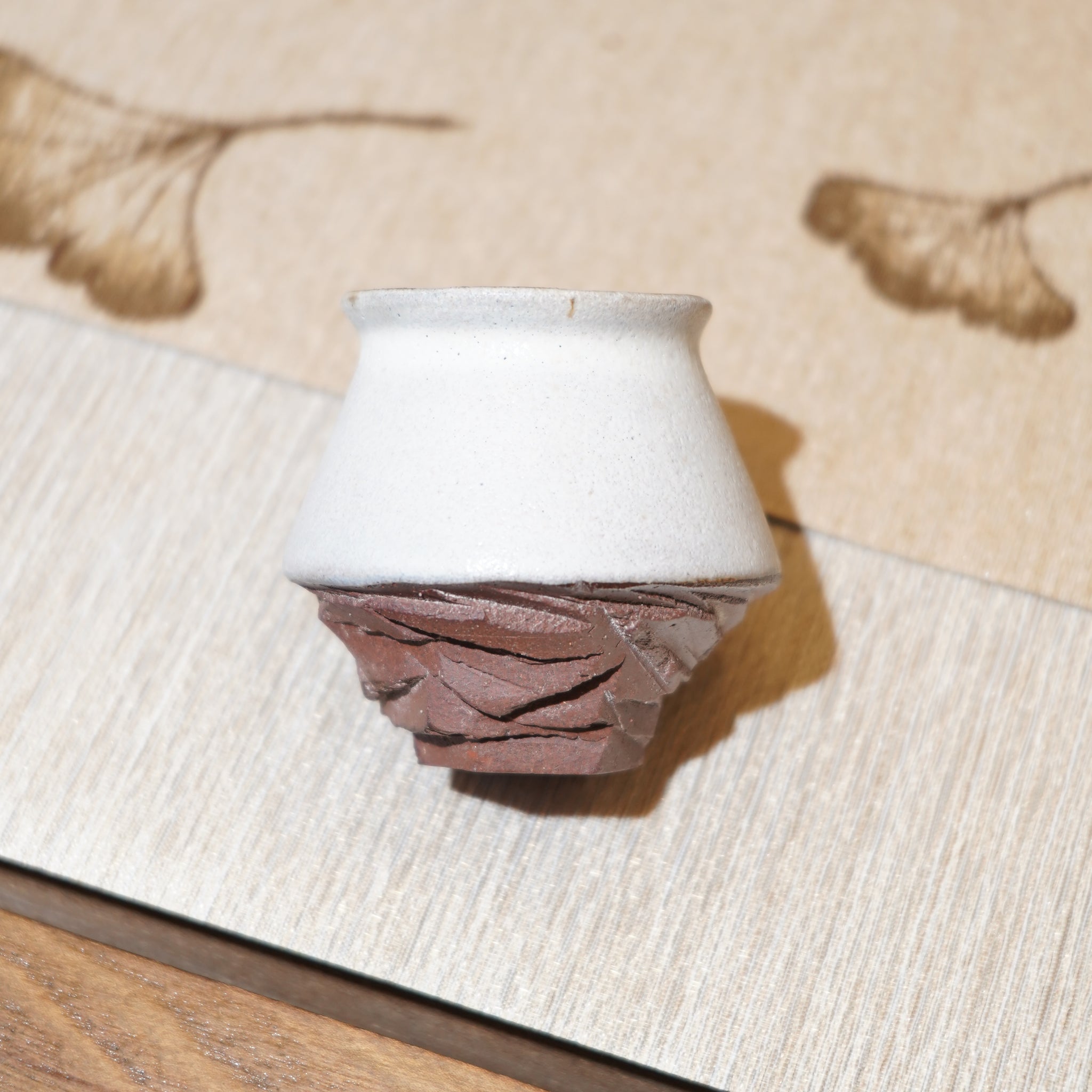 *新品*【雪隱·霜岳】全手工紅陶炻器主人杯