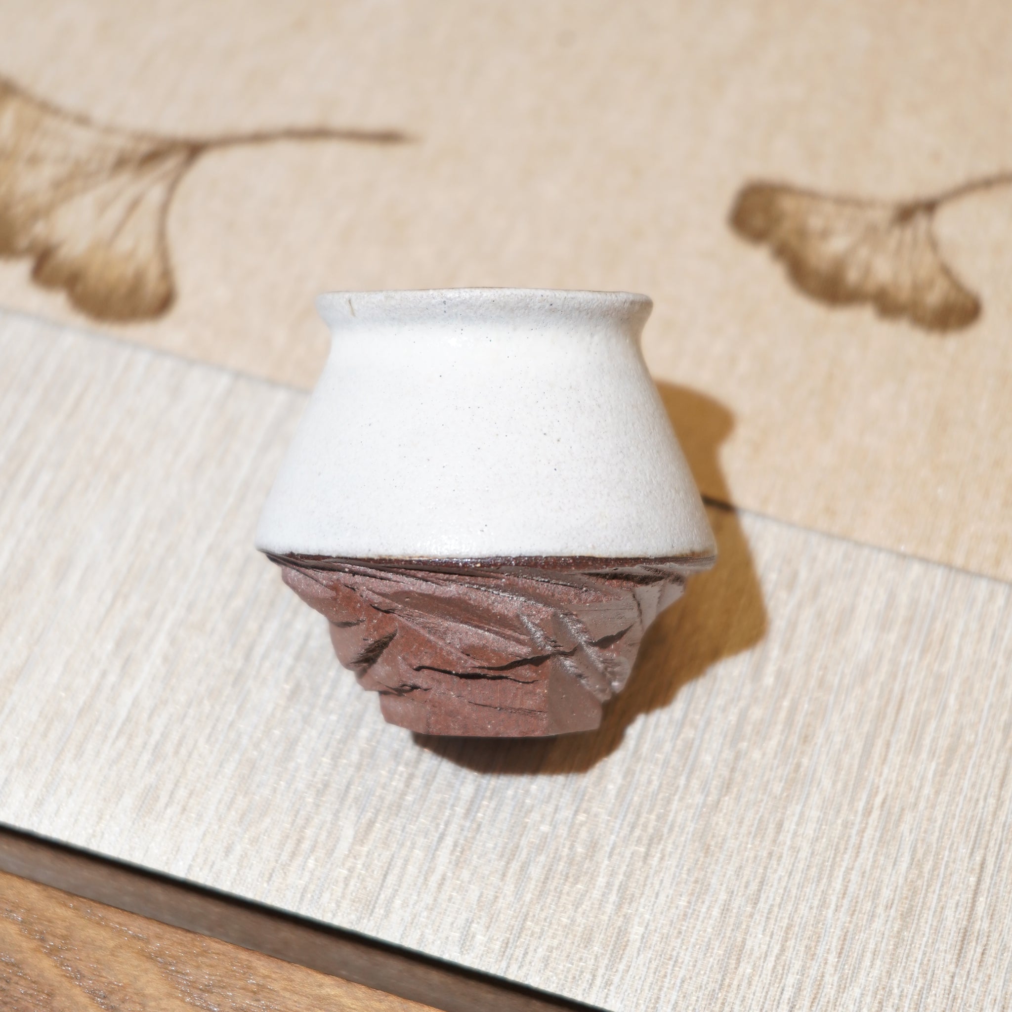 *新品*【雪隱·霜岳】全手工紅陶炻器主人杯