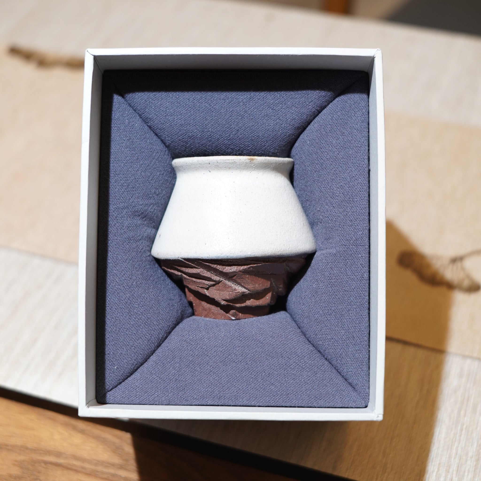 *新品*【雪隱·霜岳】全手工紅陶炻器主人杯