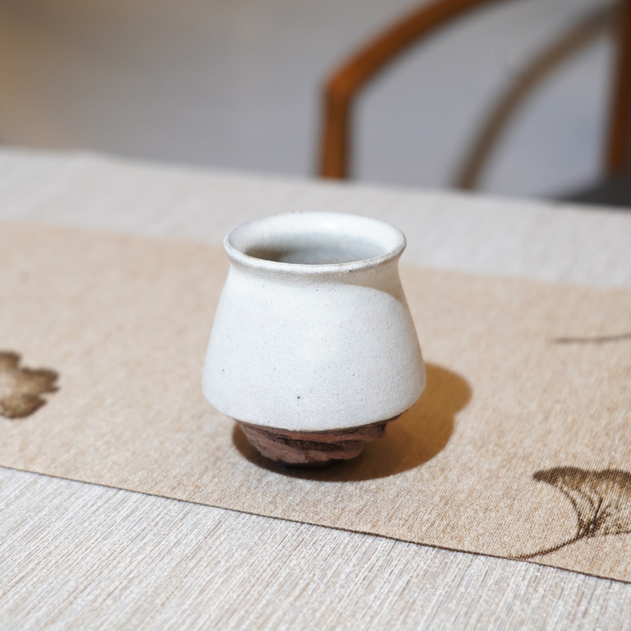 *新品*【雪隱·霜岳】全手工紅陶炻器主人杯