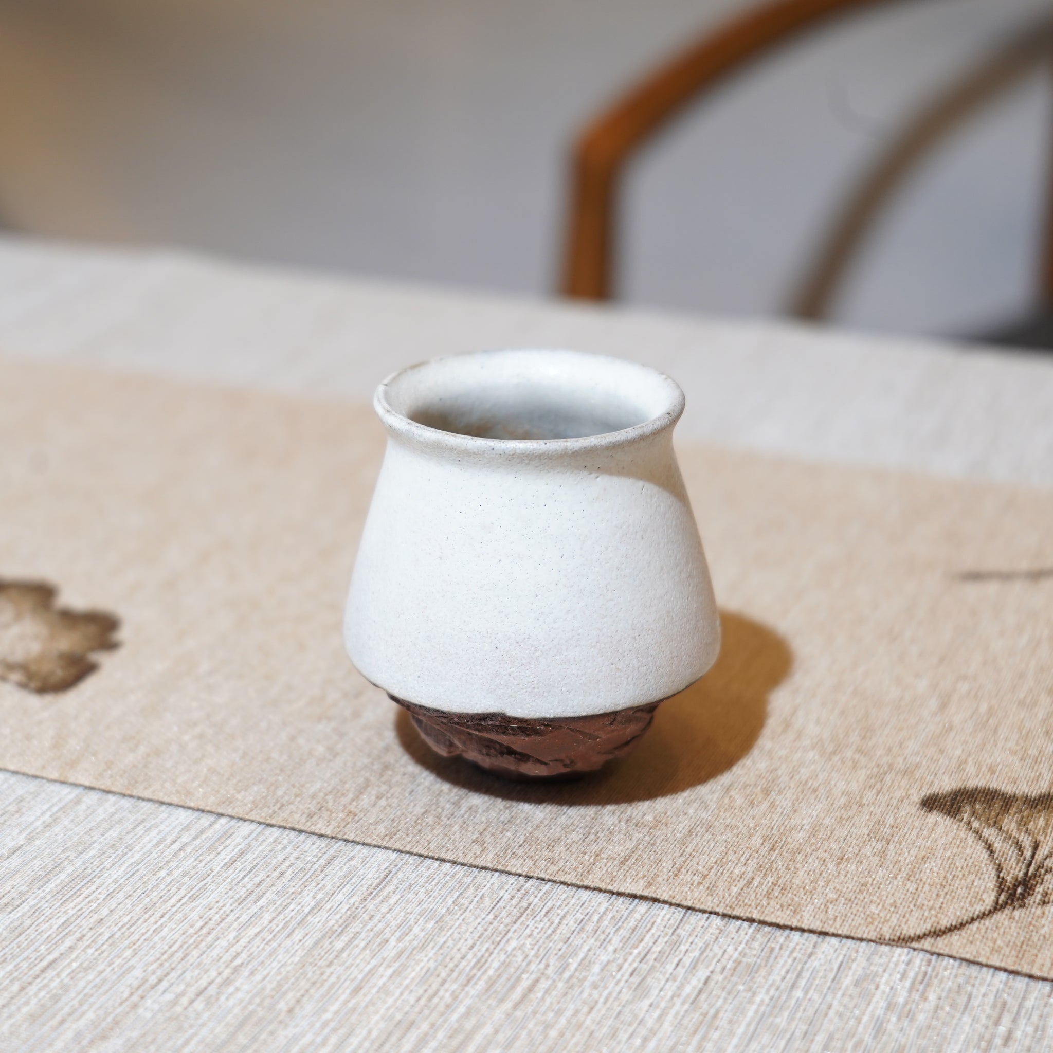 *新品*【雪隱·霜岳】全手工紅陶炻器主人杯