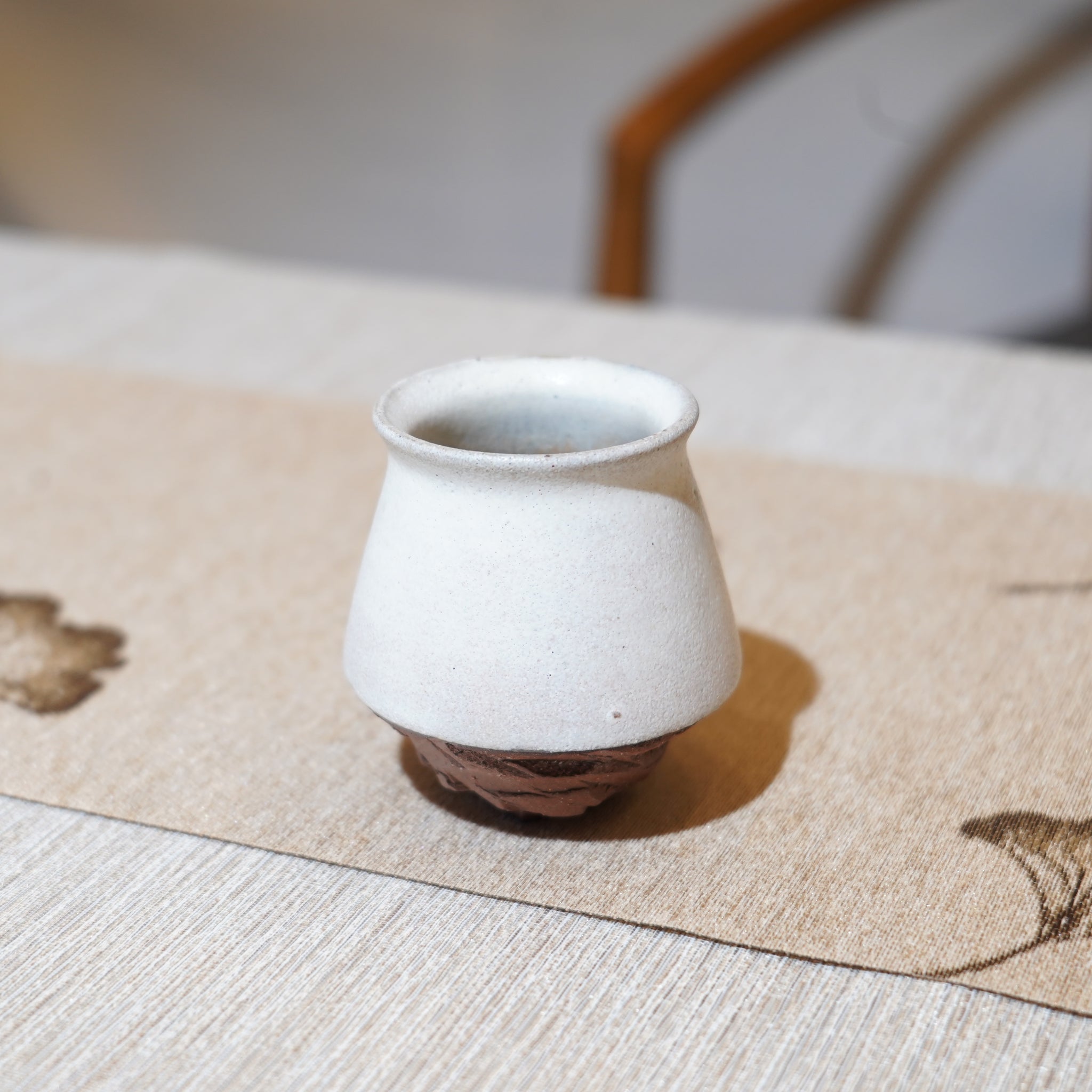 *新品*【雪隱·霜岳】全手工紅陶炻器主人杯