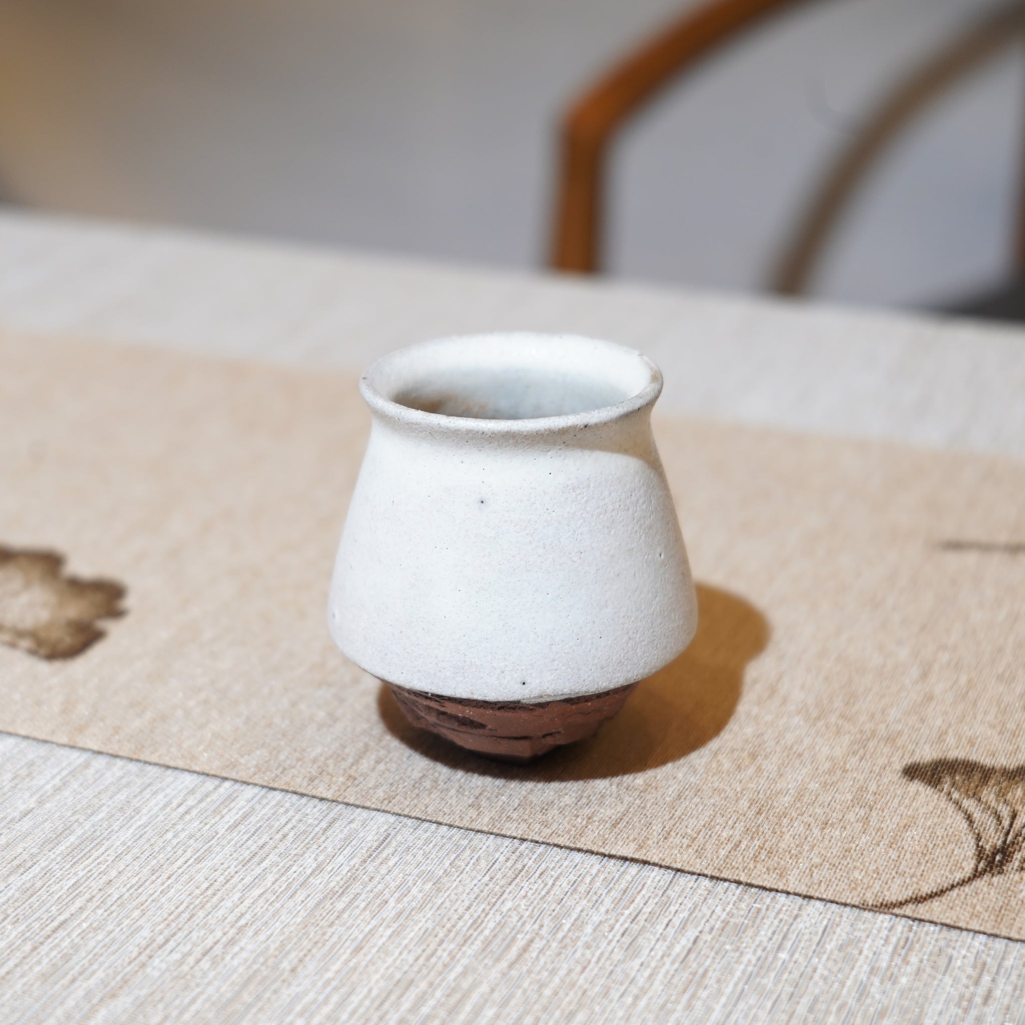 *新品*【雪隱·霜岳】全手工紅陶炻器主人杯