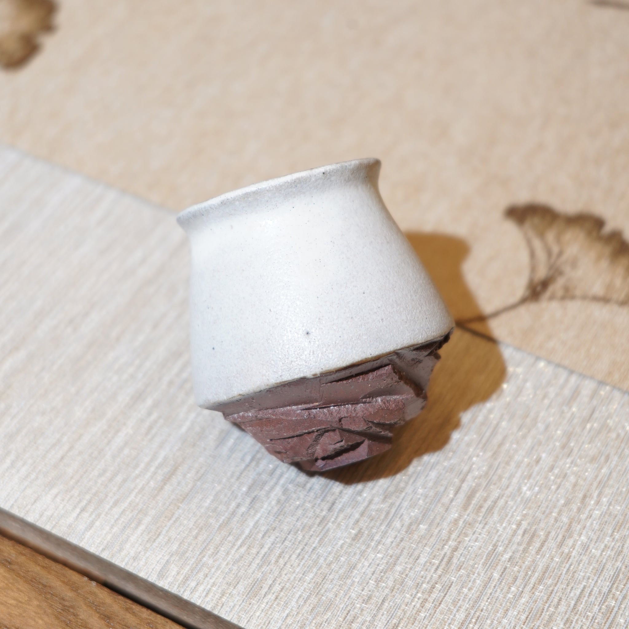 *新品*【雪隱·霜岳】全手工紅陶炻器主人杯