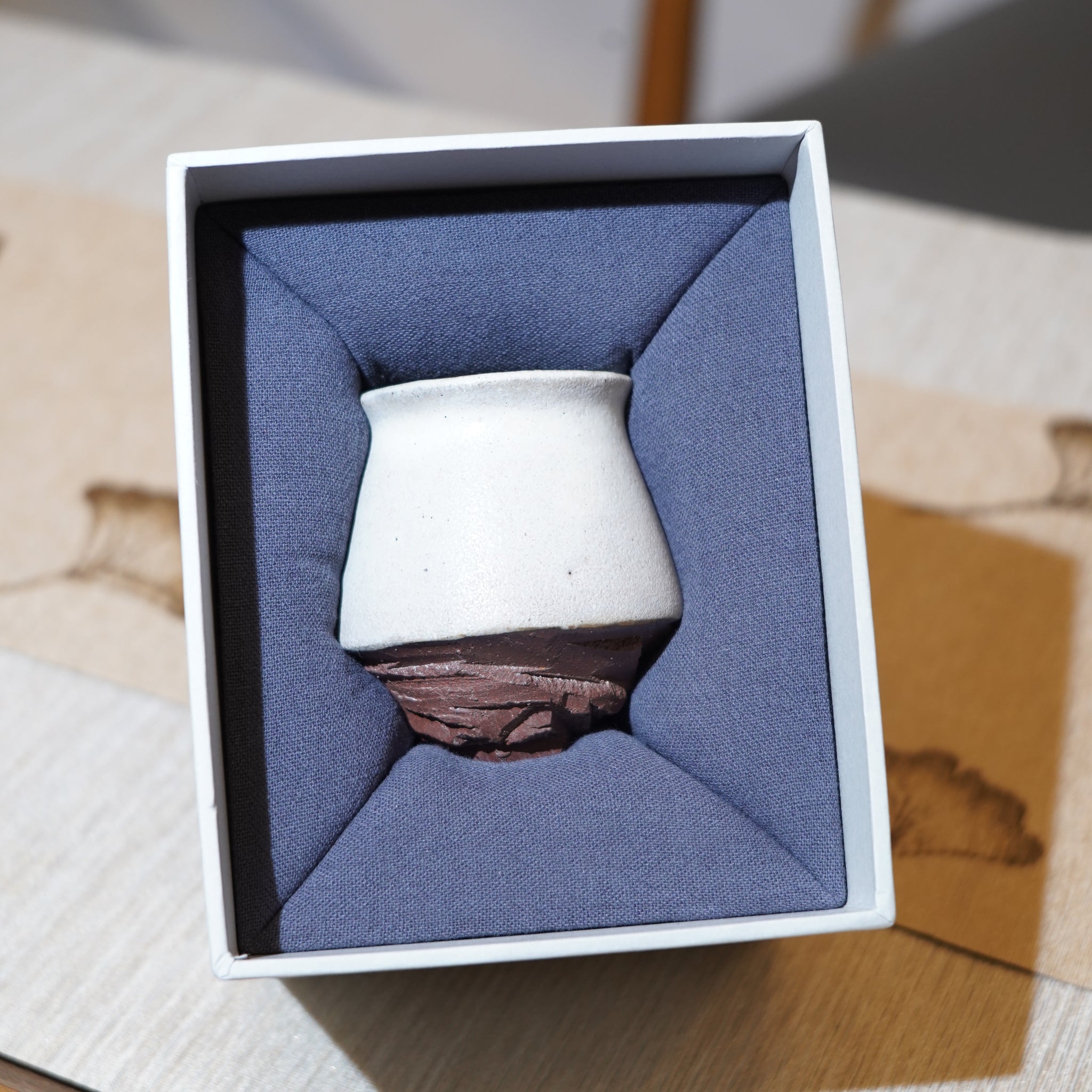 *新品*【雪隱·霜岳】全手工紅陶炻器主人杯