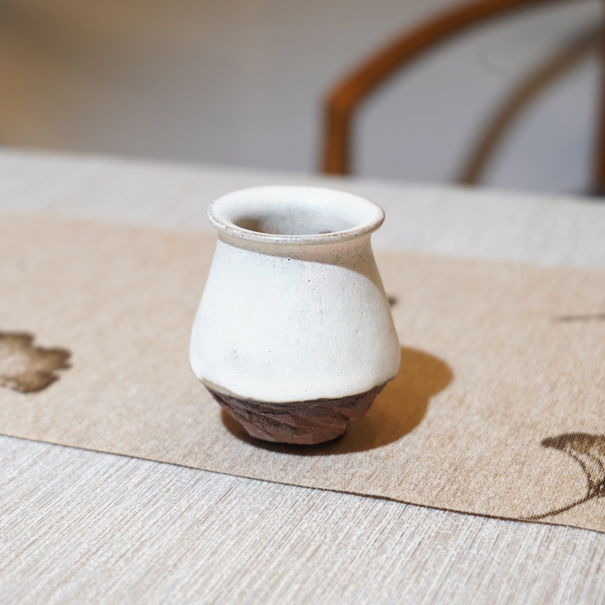 *新品*【雪隱·霜岳】全手工紅陶炻器主人杯