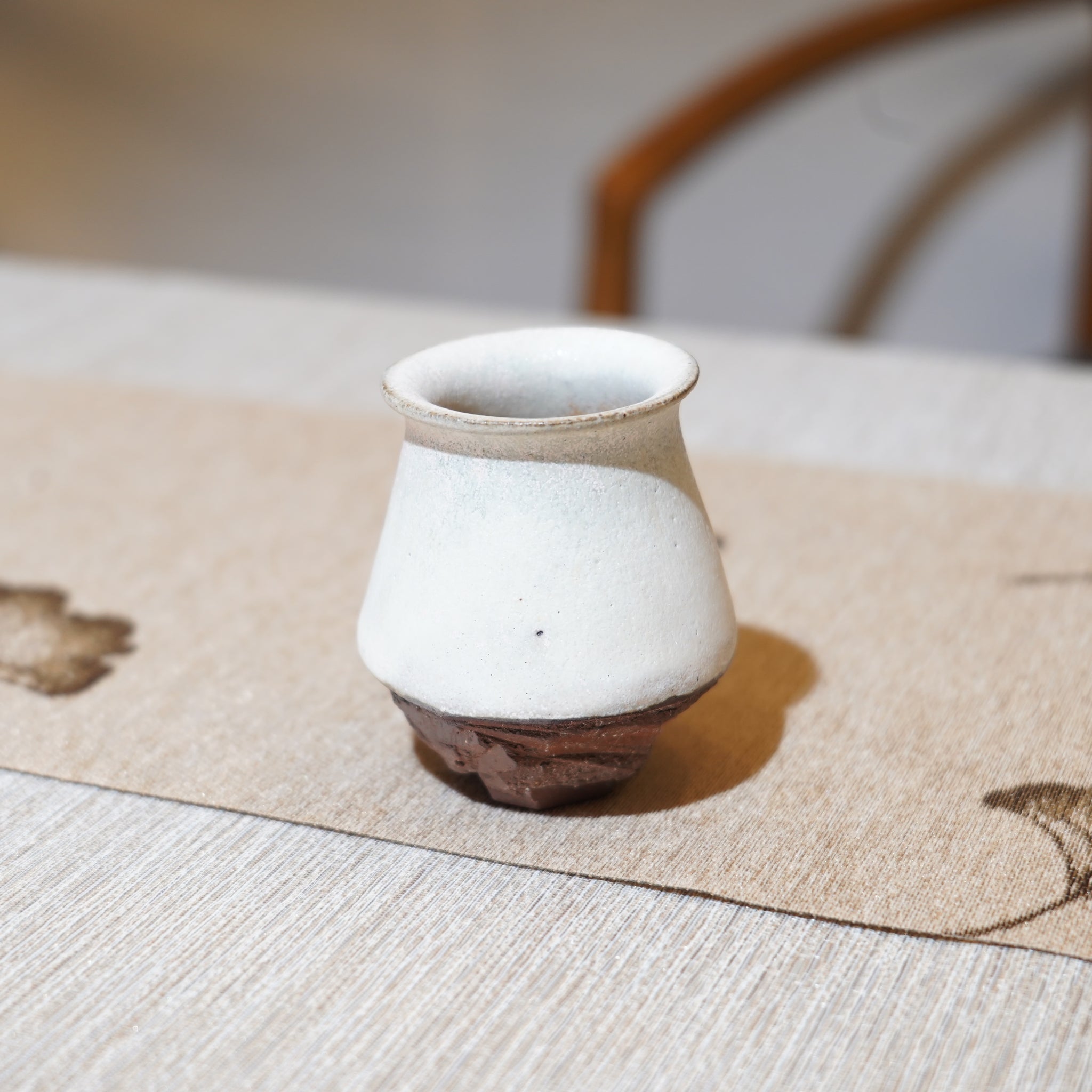 *新品*【雪隱·霜岳】全手工紅陶炻器主人杯