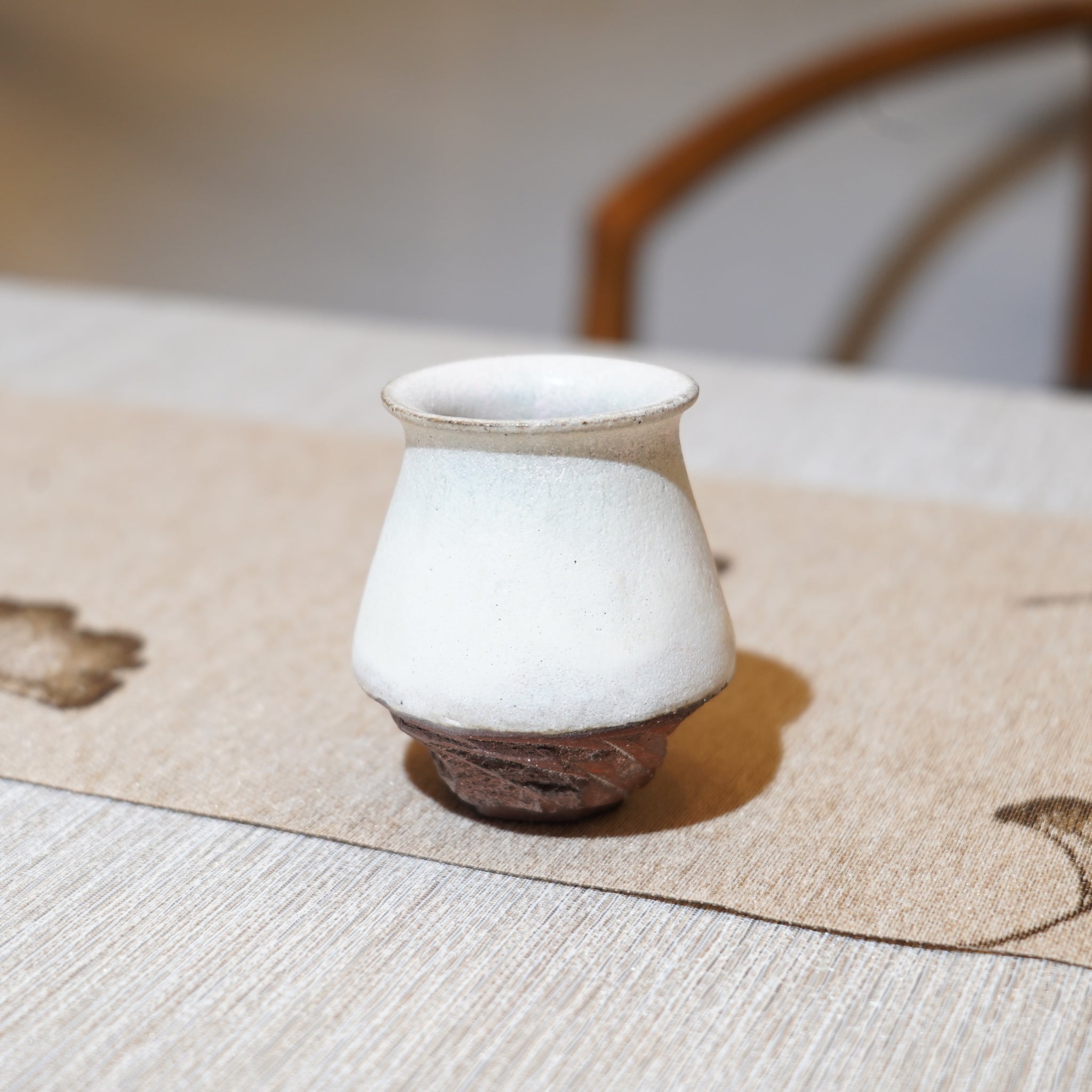 *新品*【雪隱·霜岳】全手工紅陶炻器主人杯
