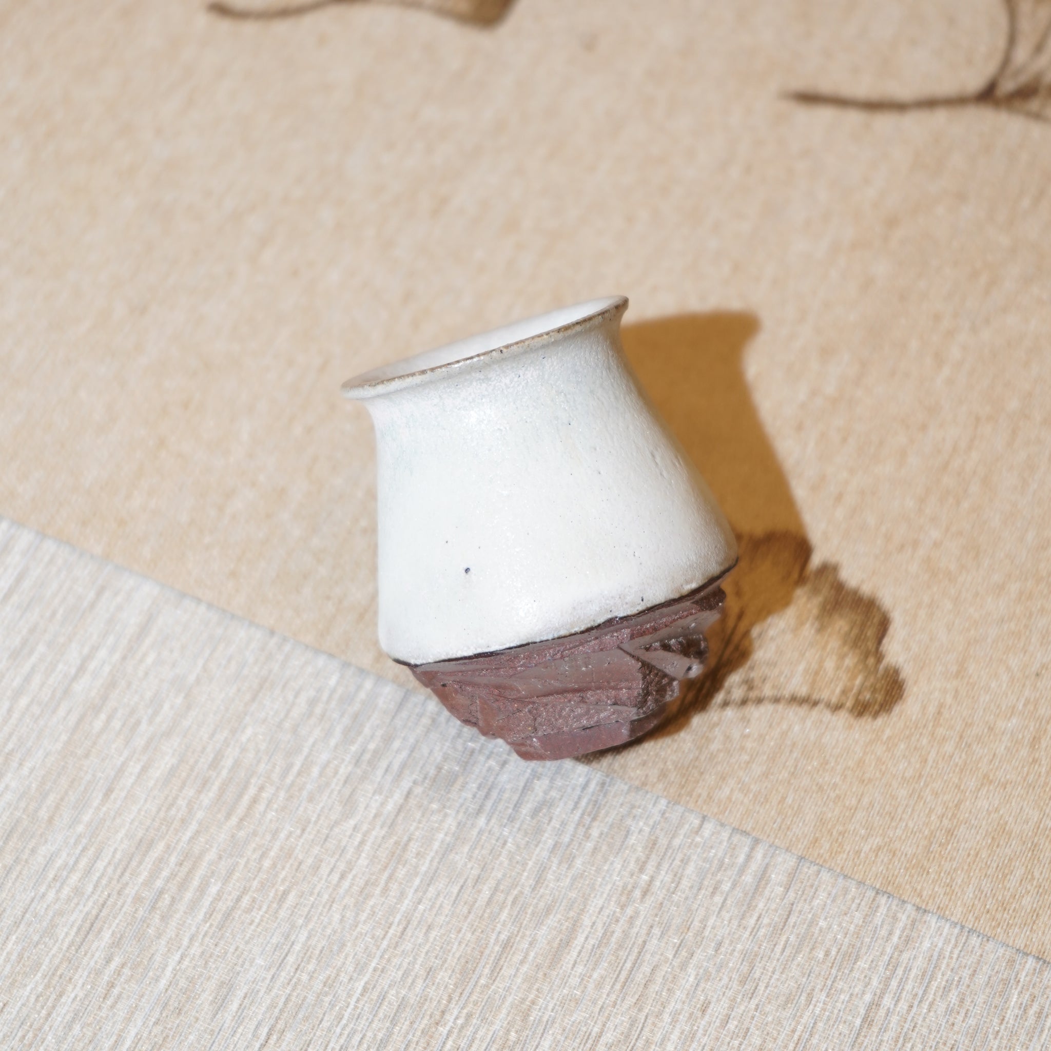 *新品*【雪隱·霜岳】全手工紅陶炻器主人杯