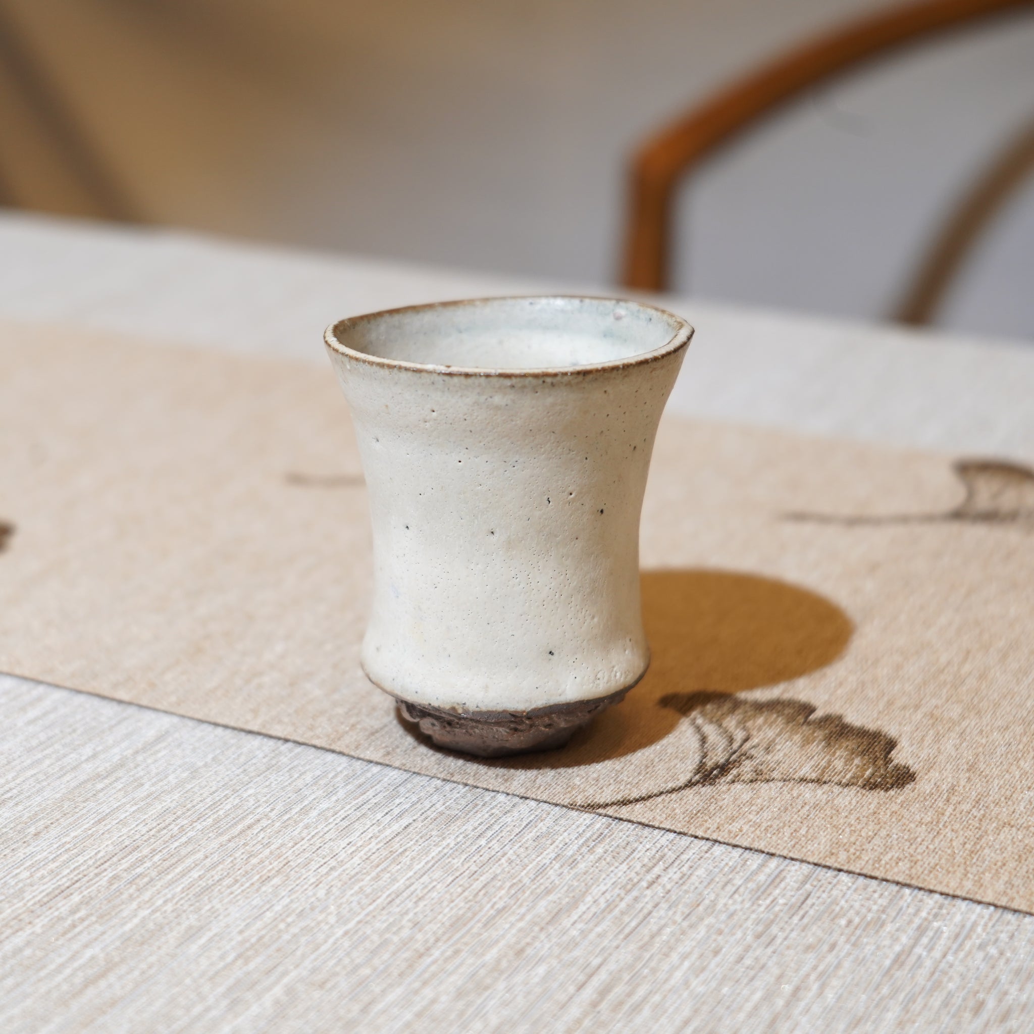 *新品*【雪隱·霜峰】全手工紅陶炻器主人杯