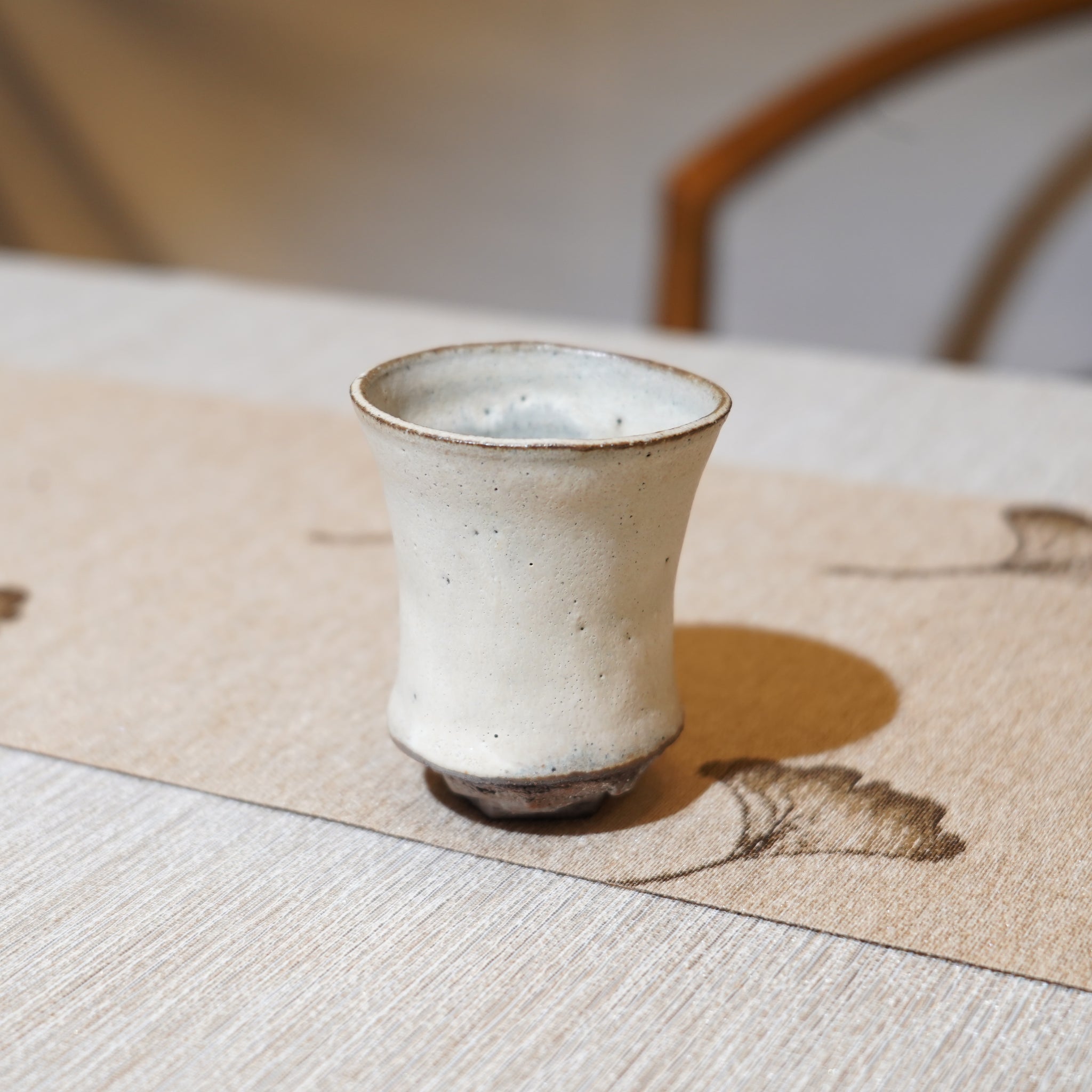 *新品*【雪隱·霜峰】全手工紅陶炻器主人杯