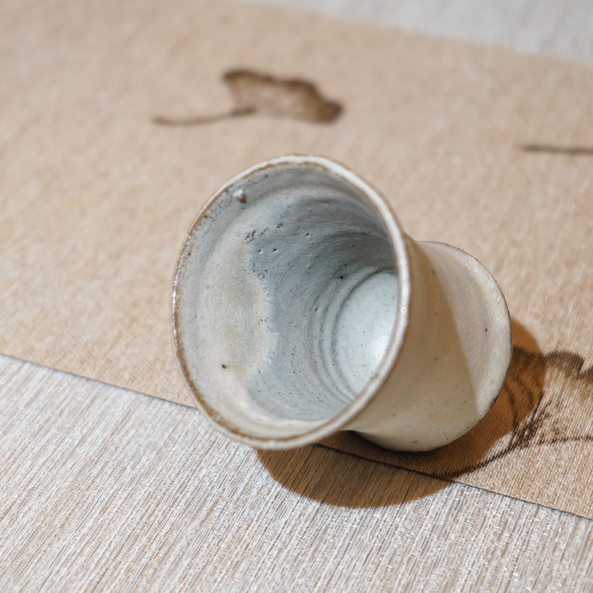 *新品*【雪隱·霜峰】全手工紅陶炻器主人杯