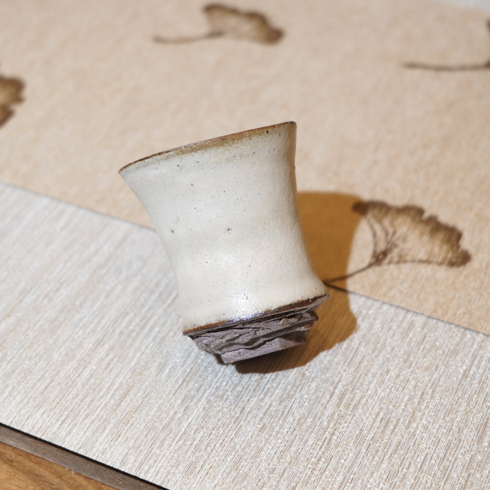 *新品*【雪隱·霜峰】全手工紅陶炻器主人杯