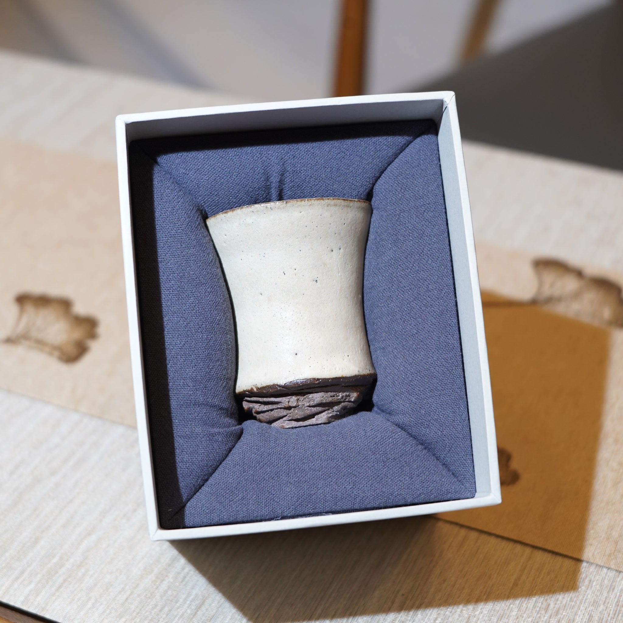 *新品*【雪隱·霜峰】全手工紅陶炻器主人杯