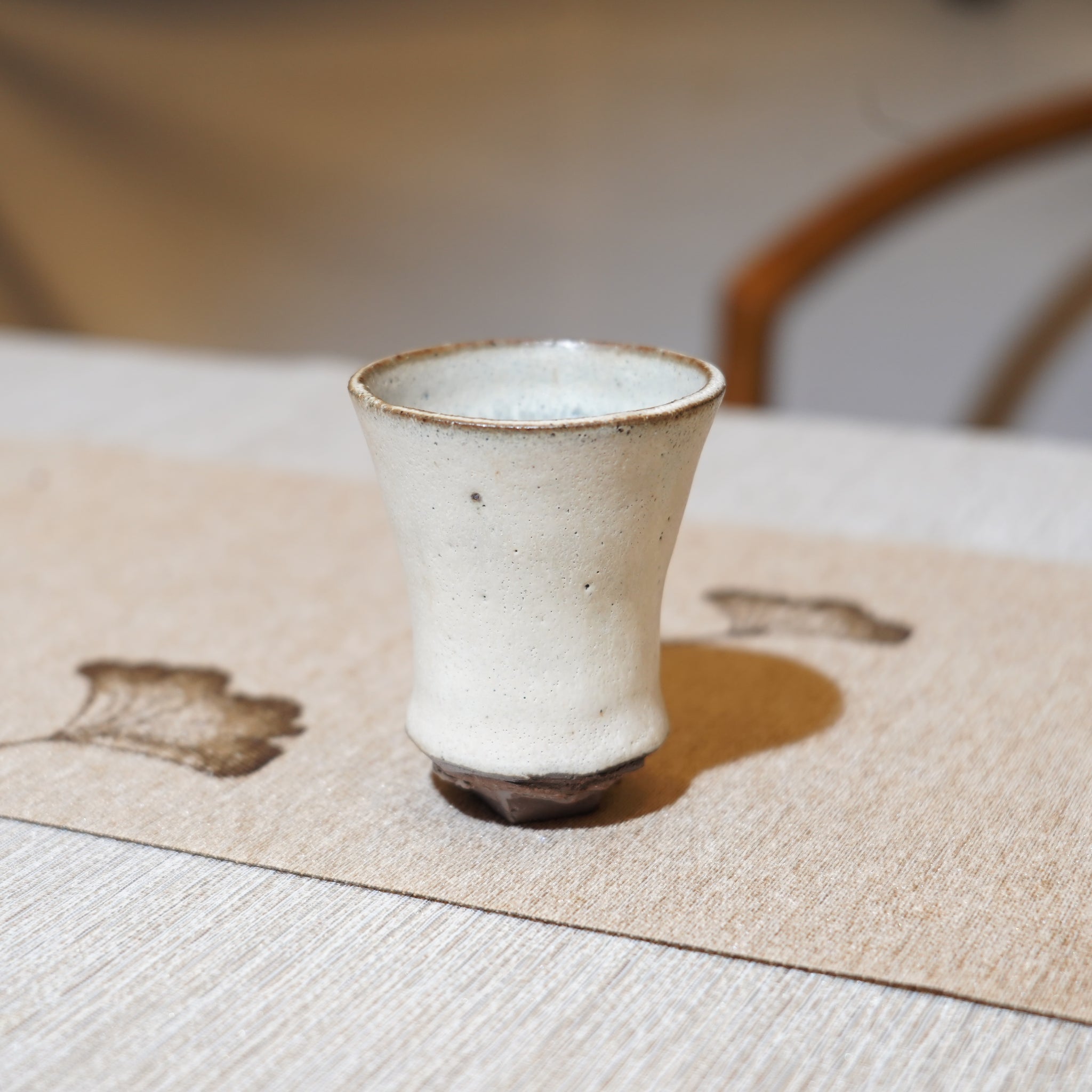 *新品*【雪隱·霜峰】全手工紅陶炻器主人杯