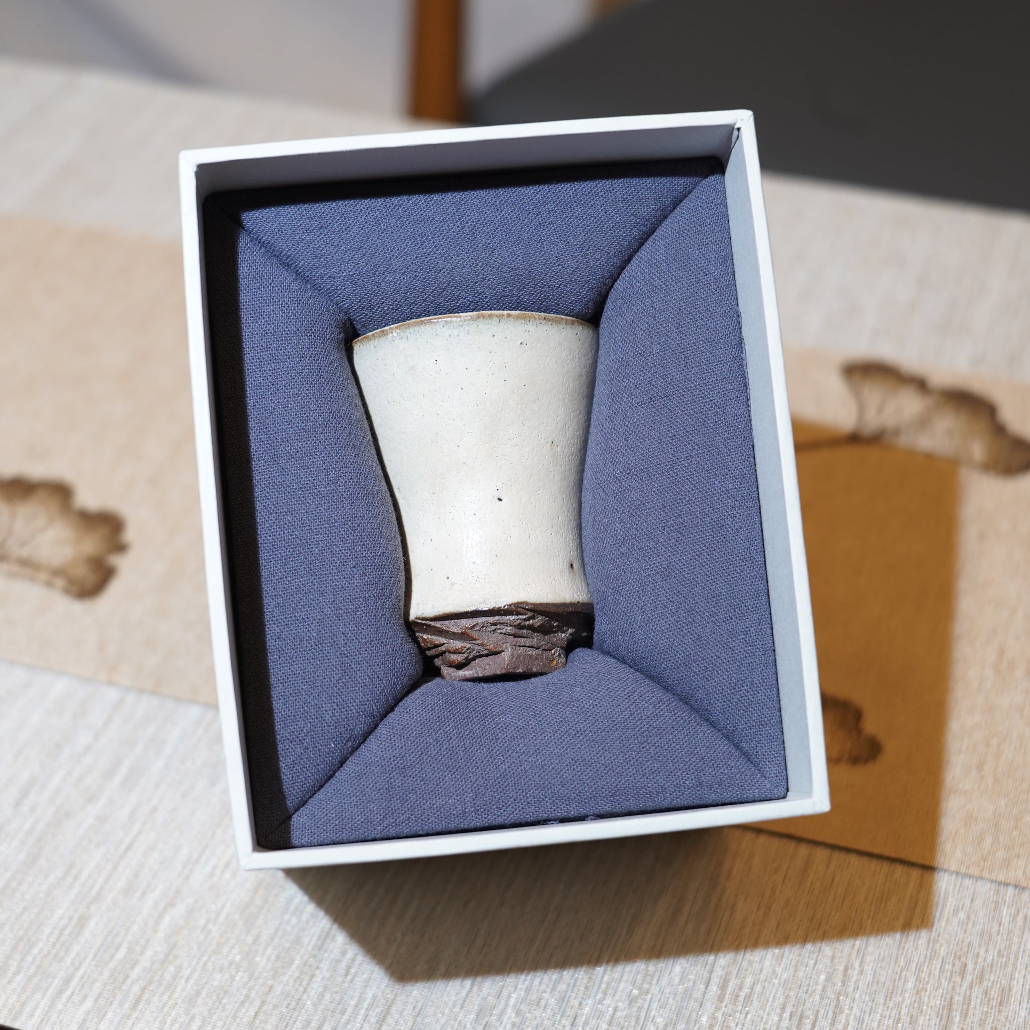 *新品*【雪隱·霜峰】全手工紅陶炻器主人杯