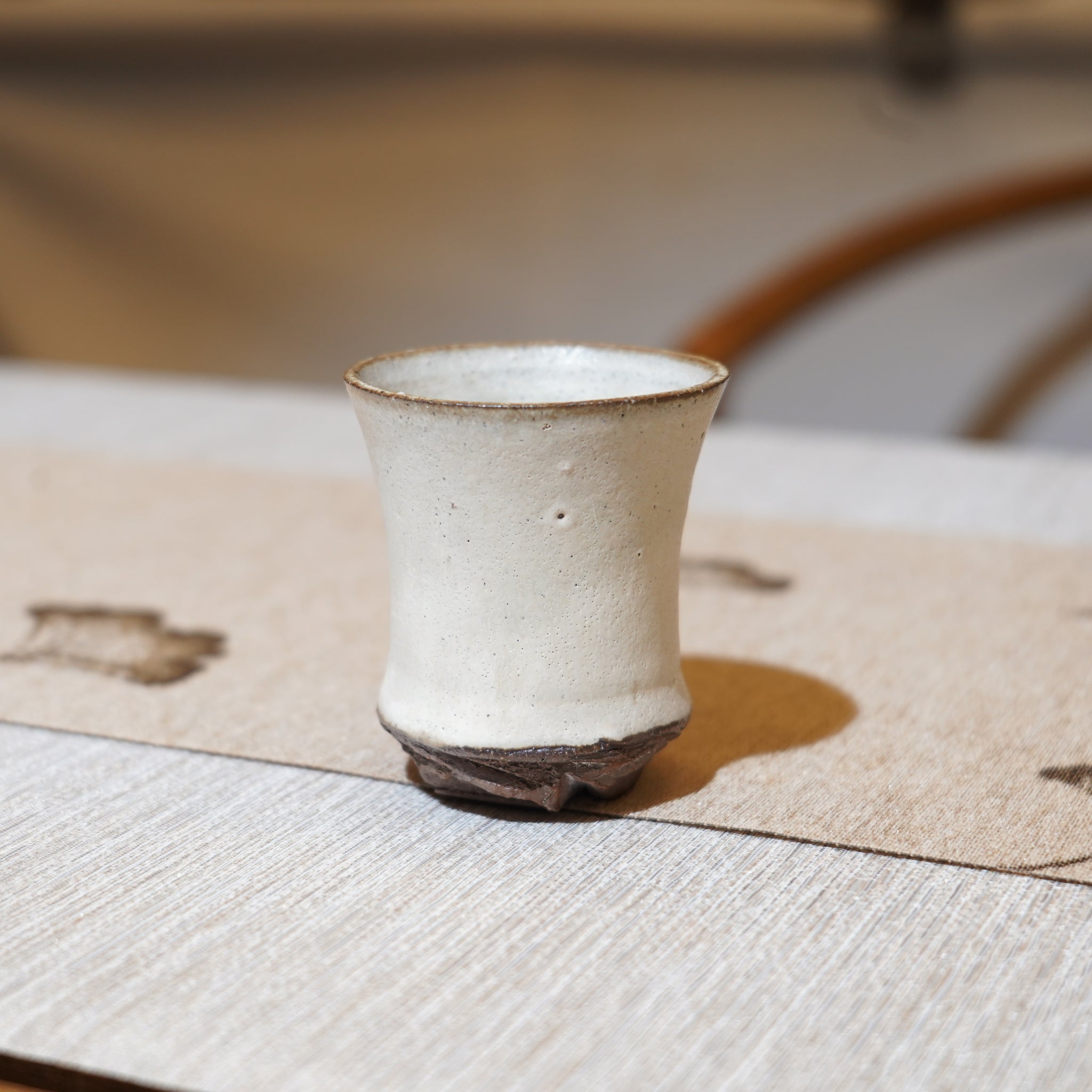 *新品*【雪隱·霜峰】全手工紅陶炻器主人杯