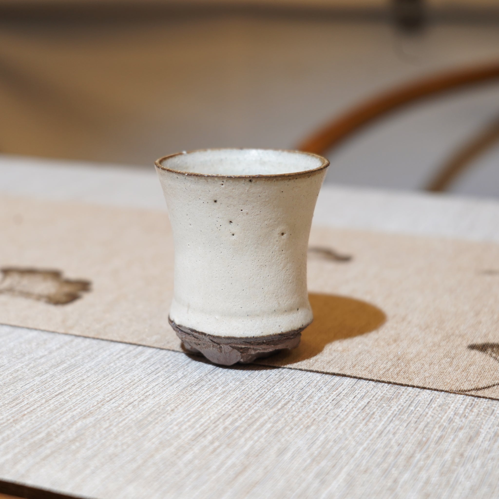 *新品*【雪隱·霜峰】全手工紅陶炻器主人杯