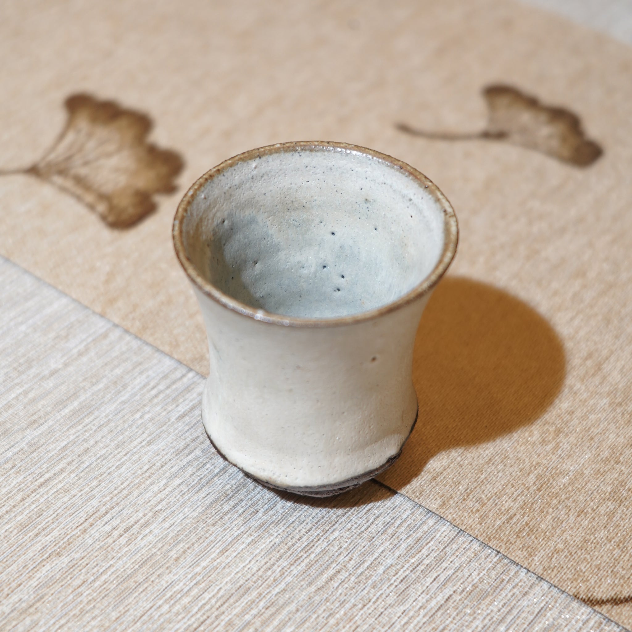 *新品*【雪隱·霜峰】全手工紅陶炻器主人杯