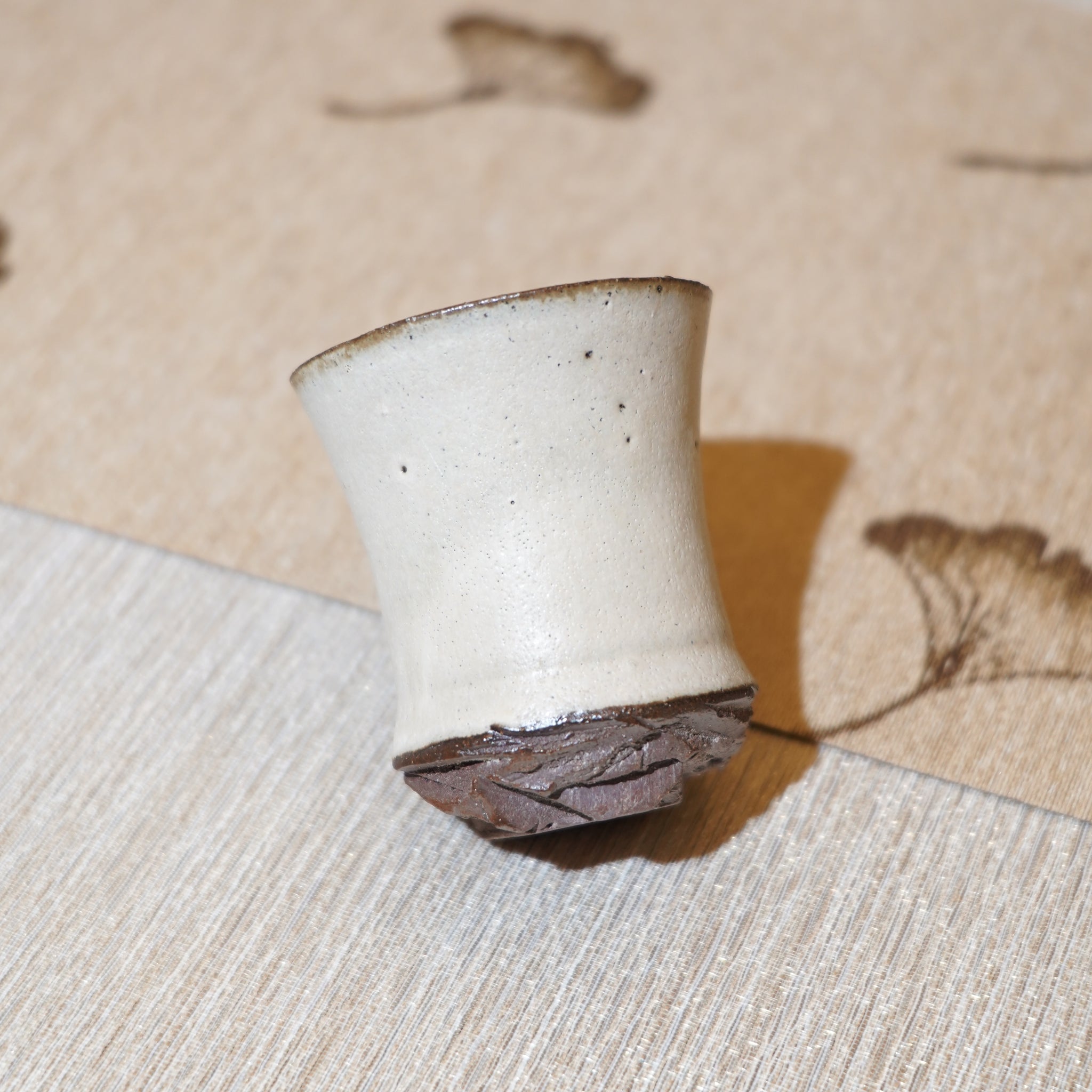 *新品*【雪隱·霜峰】全手工紅陶炻器主人杯