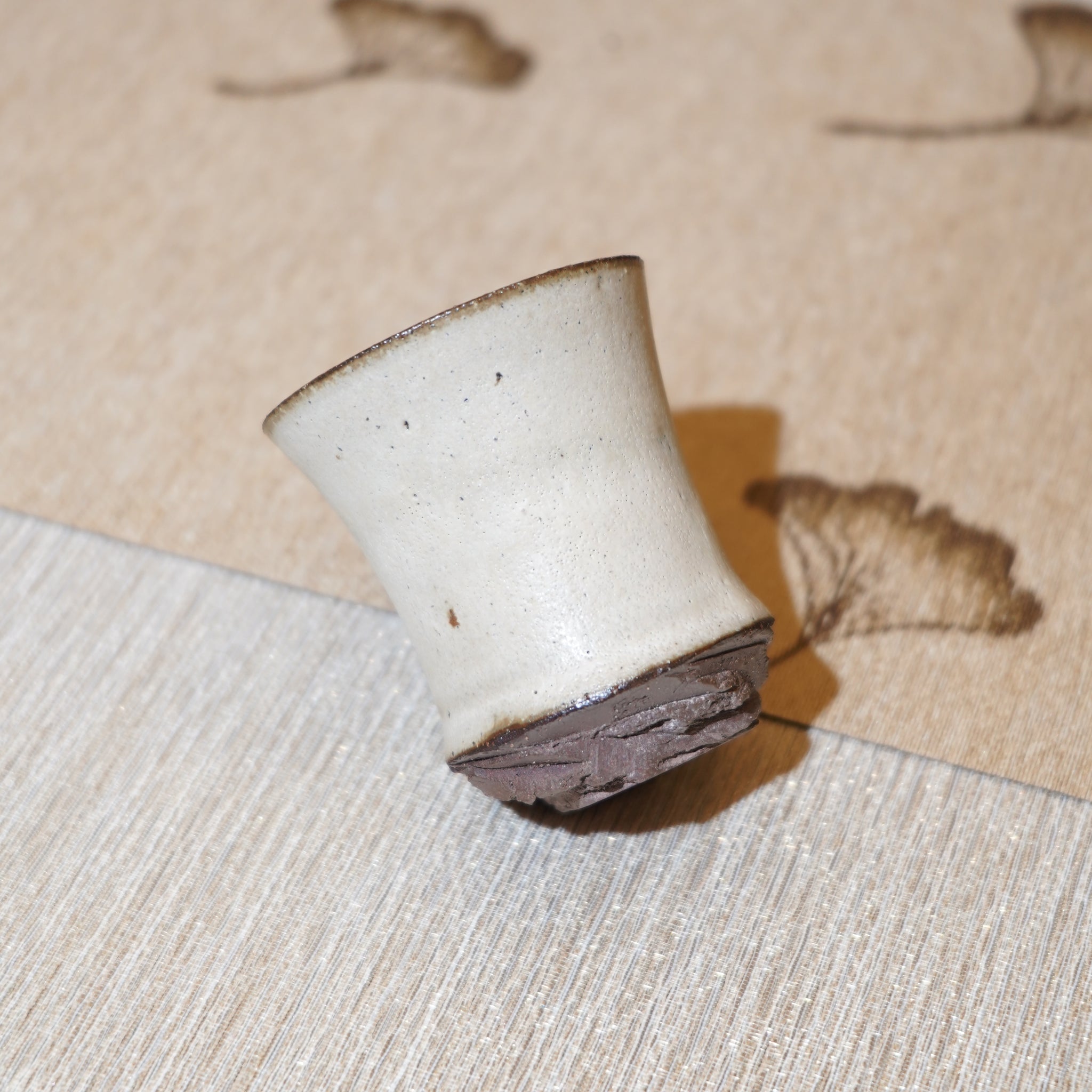 *新品*【雪隱·霜峰】全手工紅陶炻器主人杯