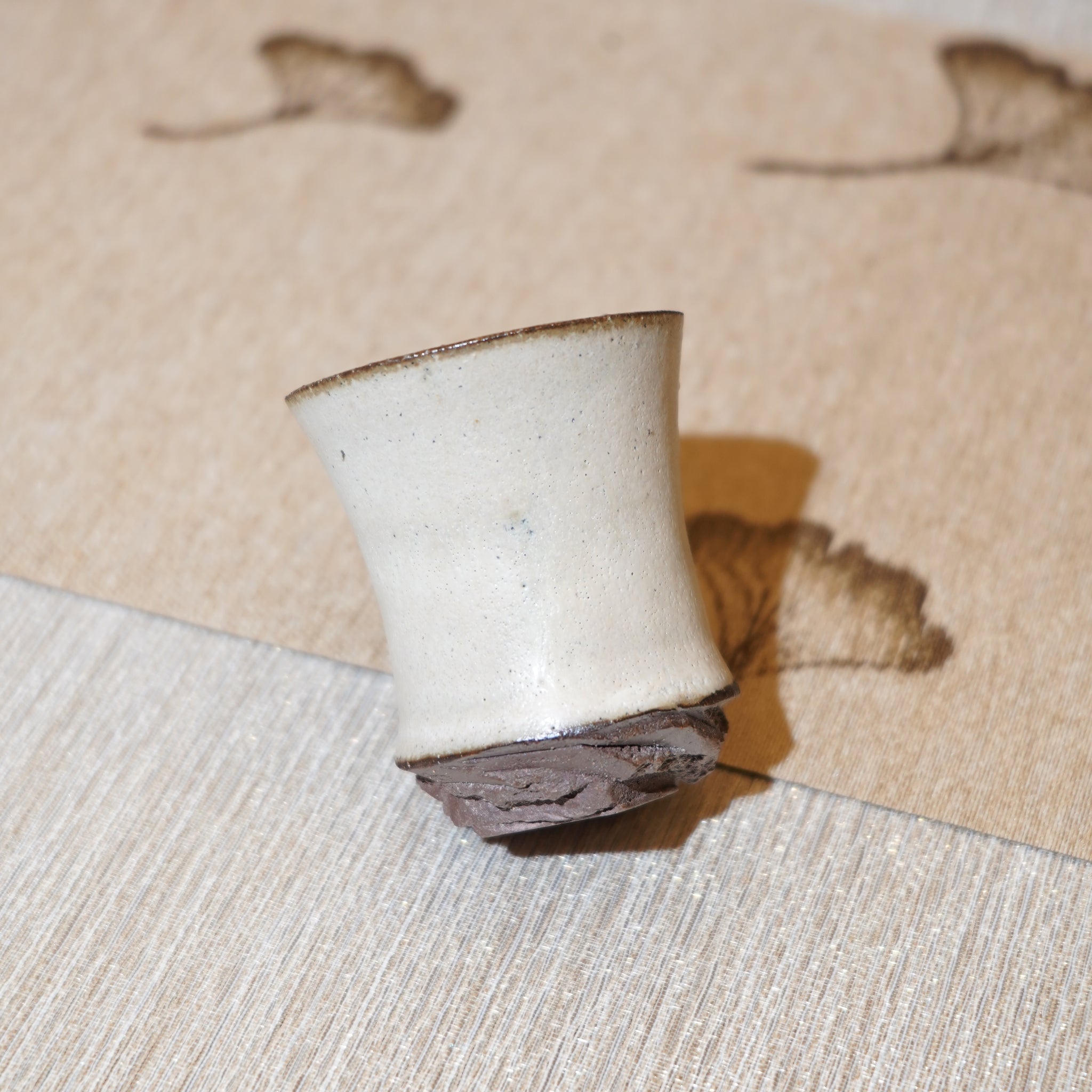 *新品*【雪隱·霜峰】全手工紅陶炻器主人杯