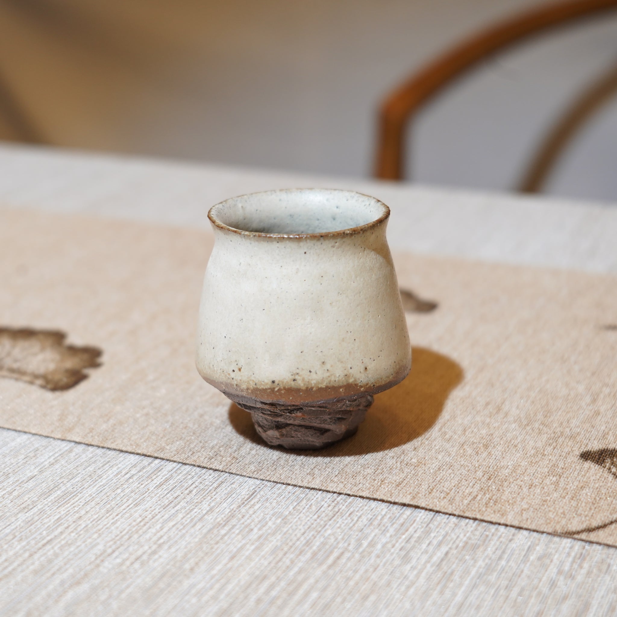 *新品*【雪隱·霜岳】全手工紅陶炻器主人杯